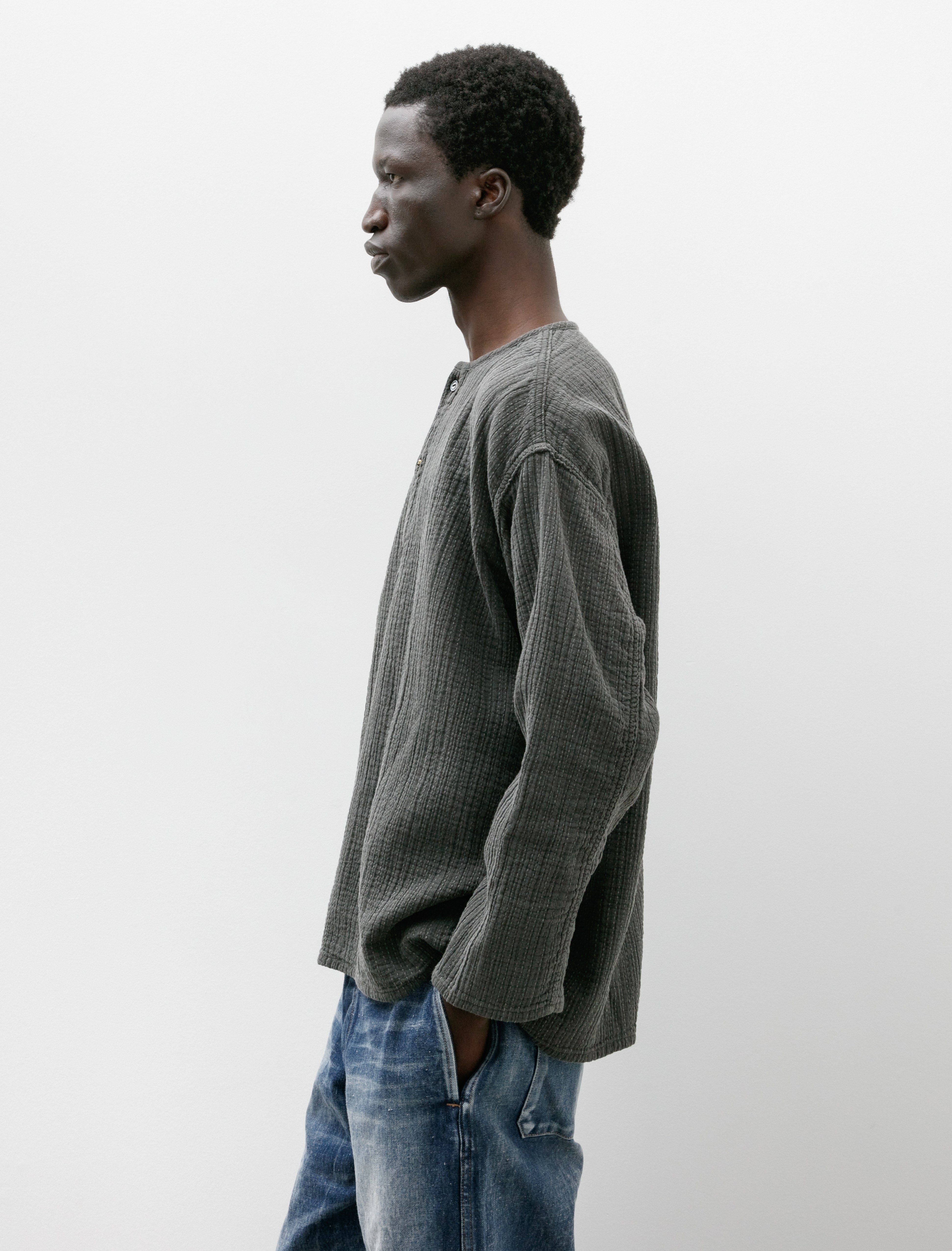 Cottle Sleep Whispering Sea Cotton Shirt Sumi Ink