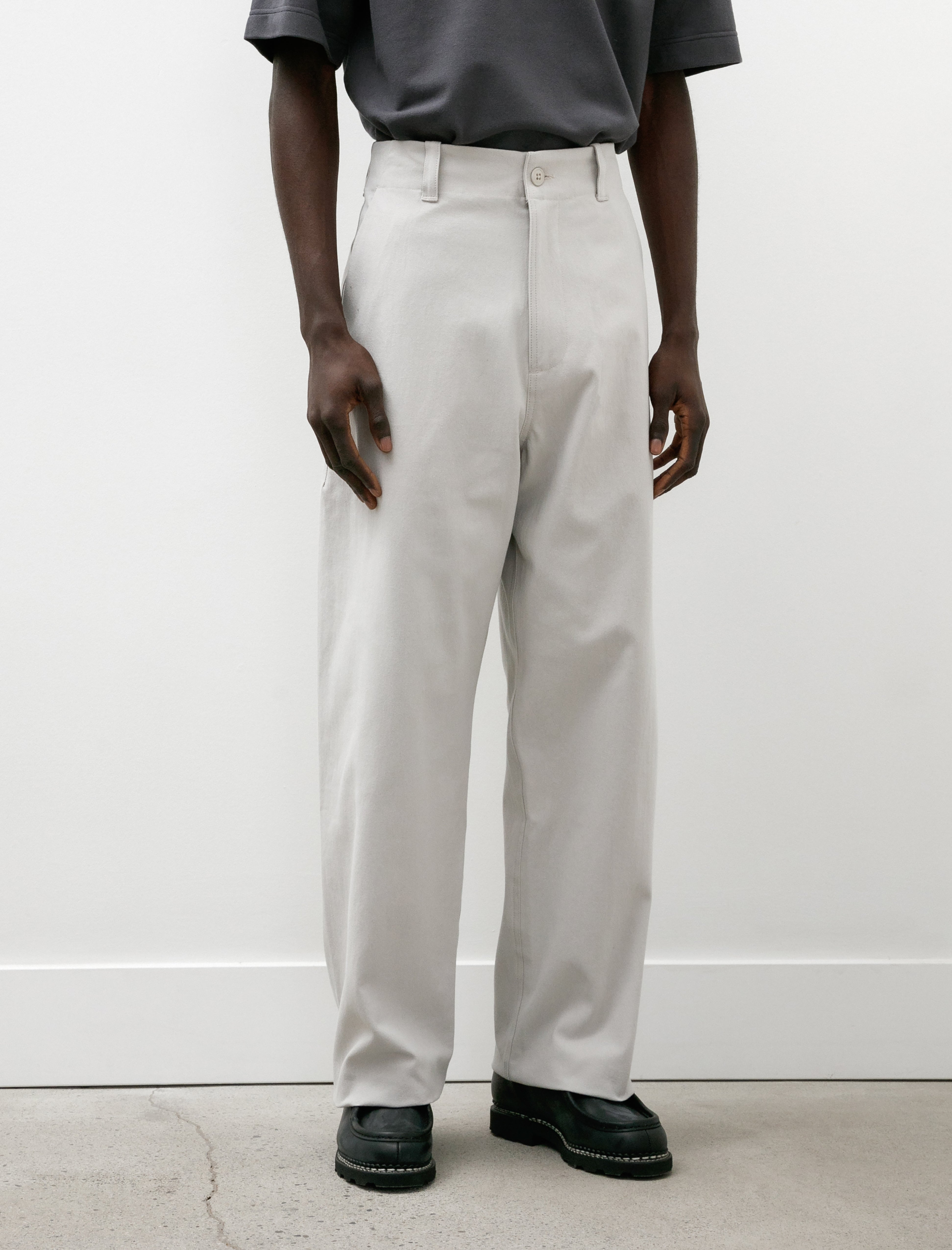 Arpenteur Lux Pants Slub Oxford Greige