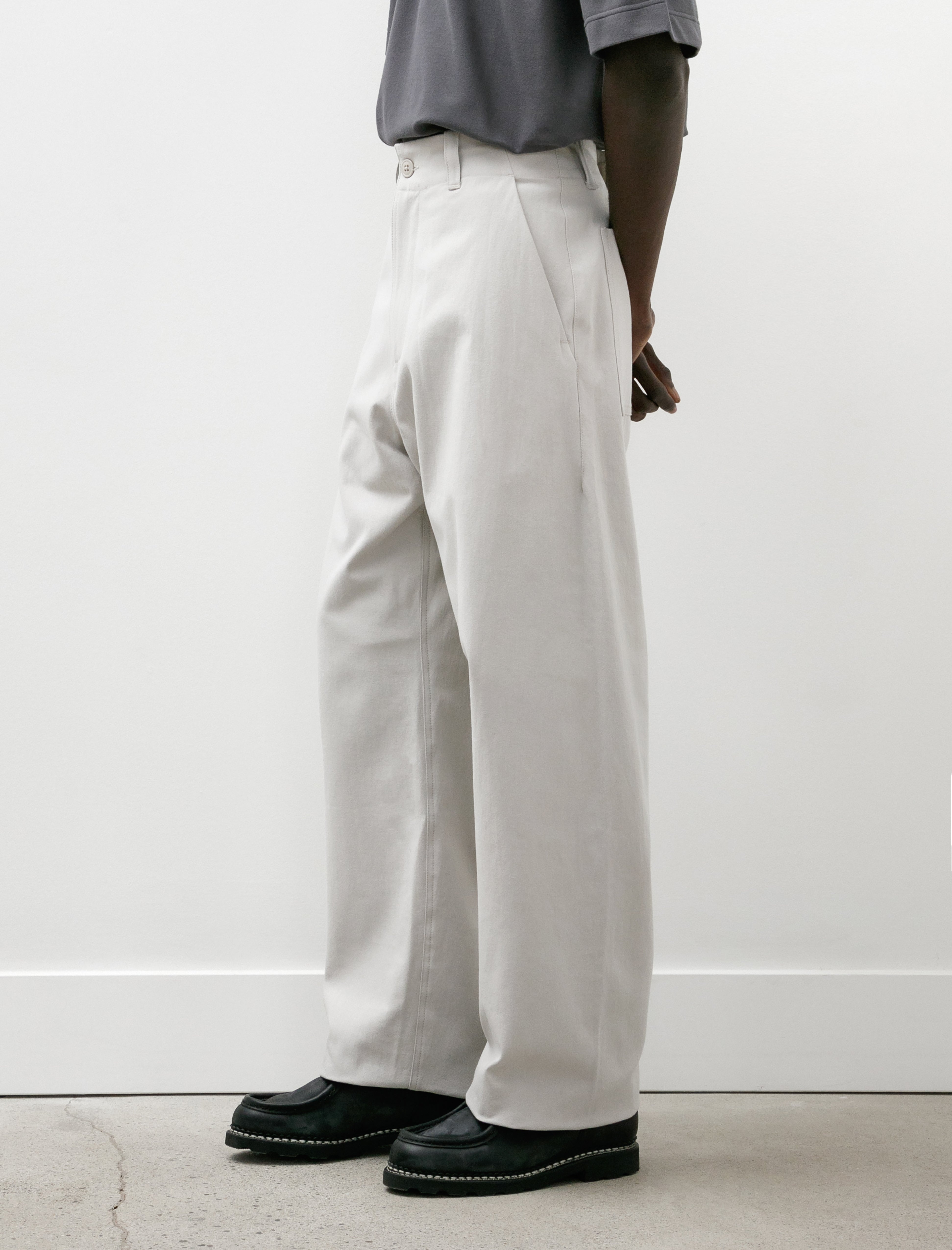 Arpenteur Lux Pants Slub Oxford Greige