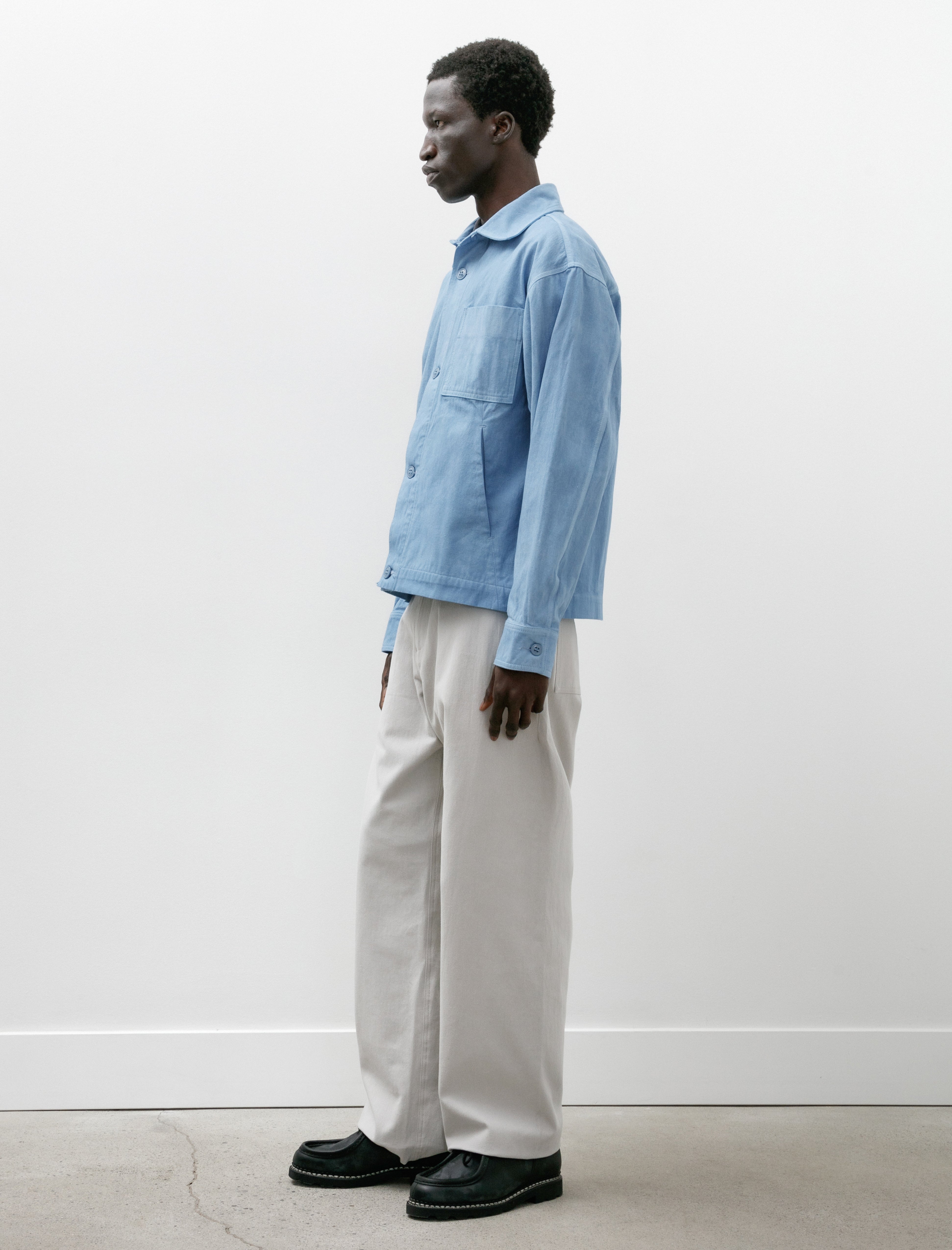 Arpenteur Lux Pants Slub Oxford Greige