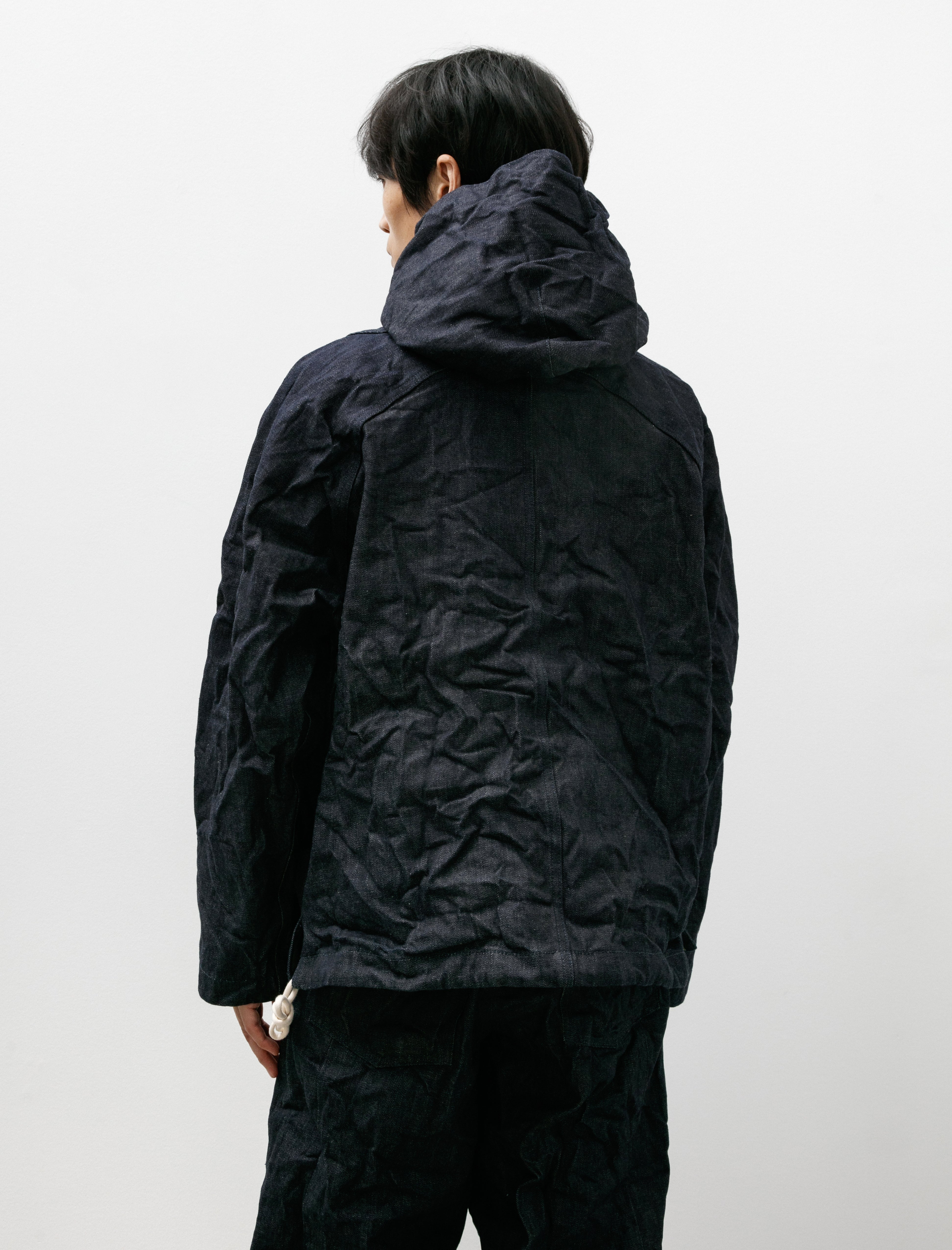 Working Work 4 Reversible Pullover 14oz Selvage Denim Rinsed