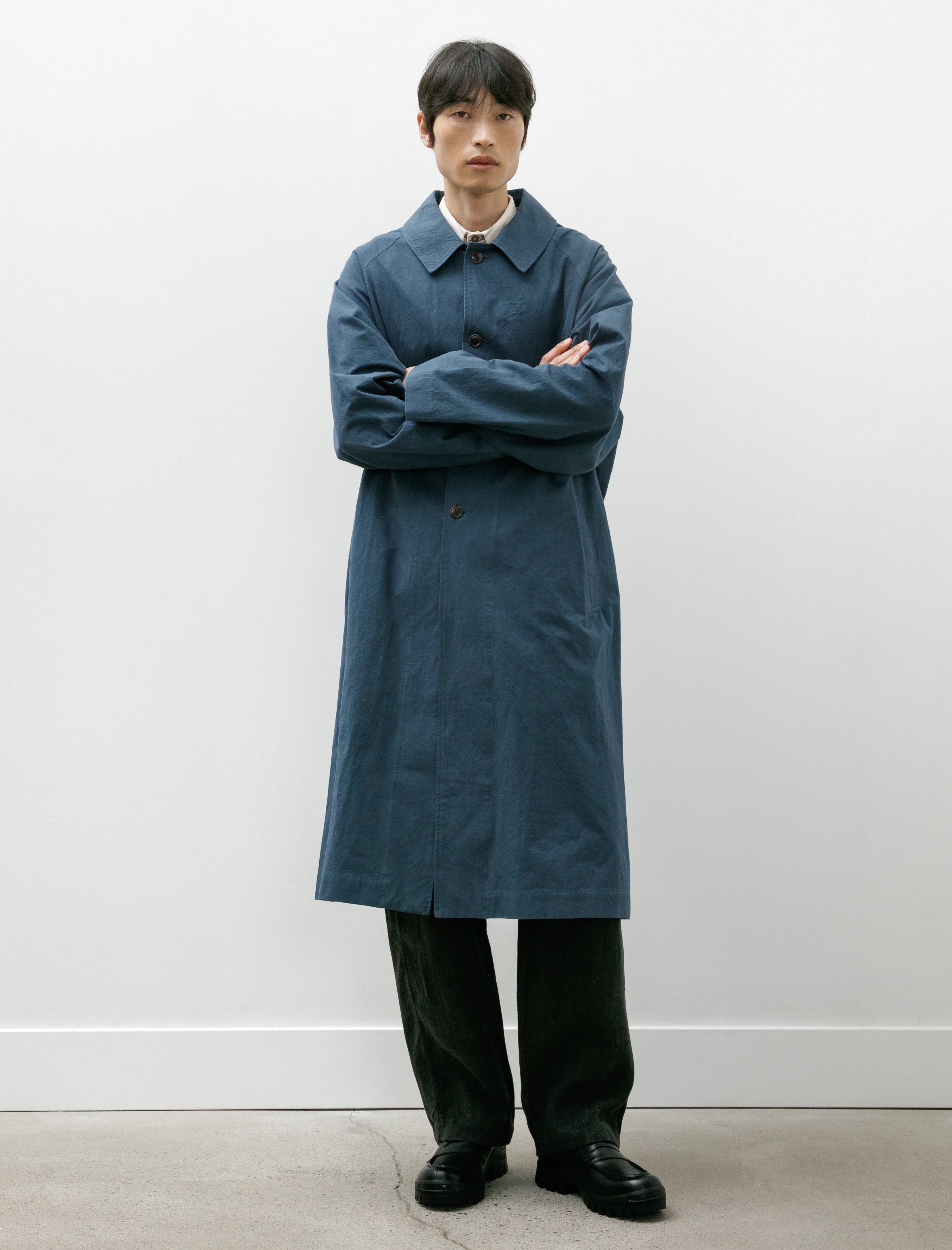 Frank Leder Washed Cotton Coat