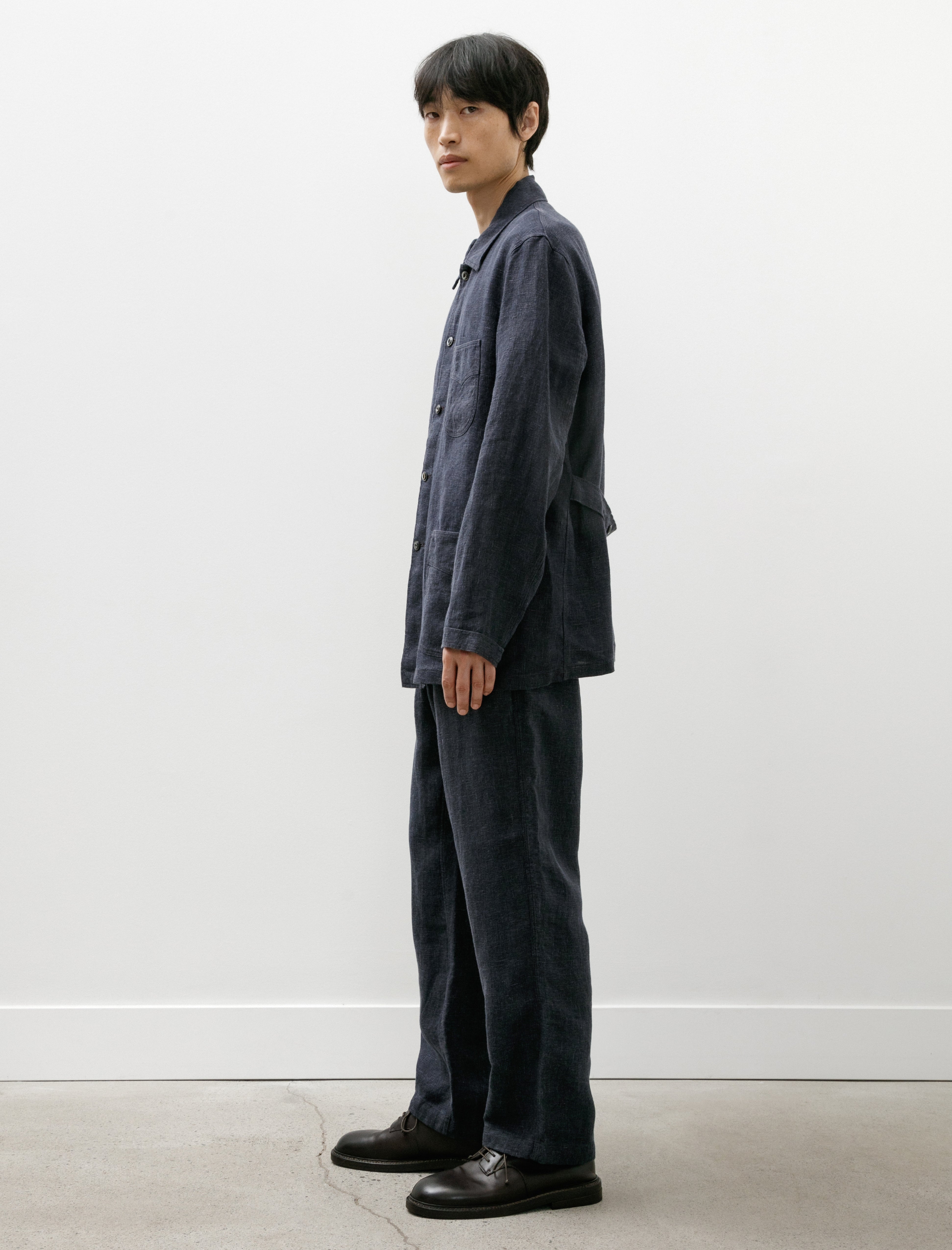 L.E.J Pat-a-Cake Linen Pants Navy