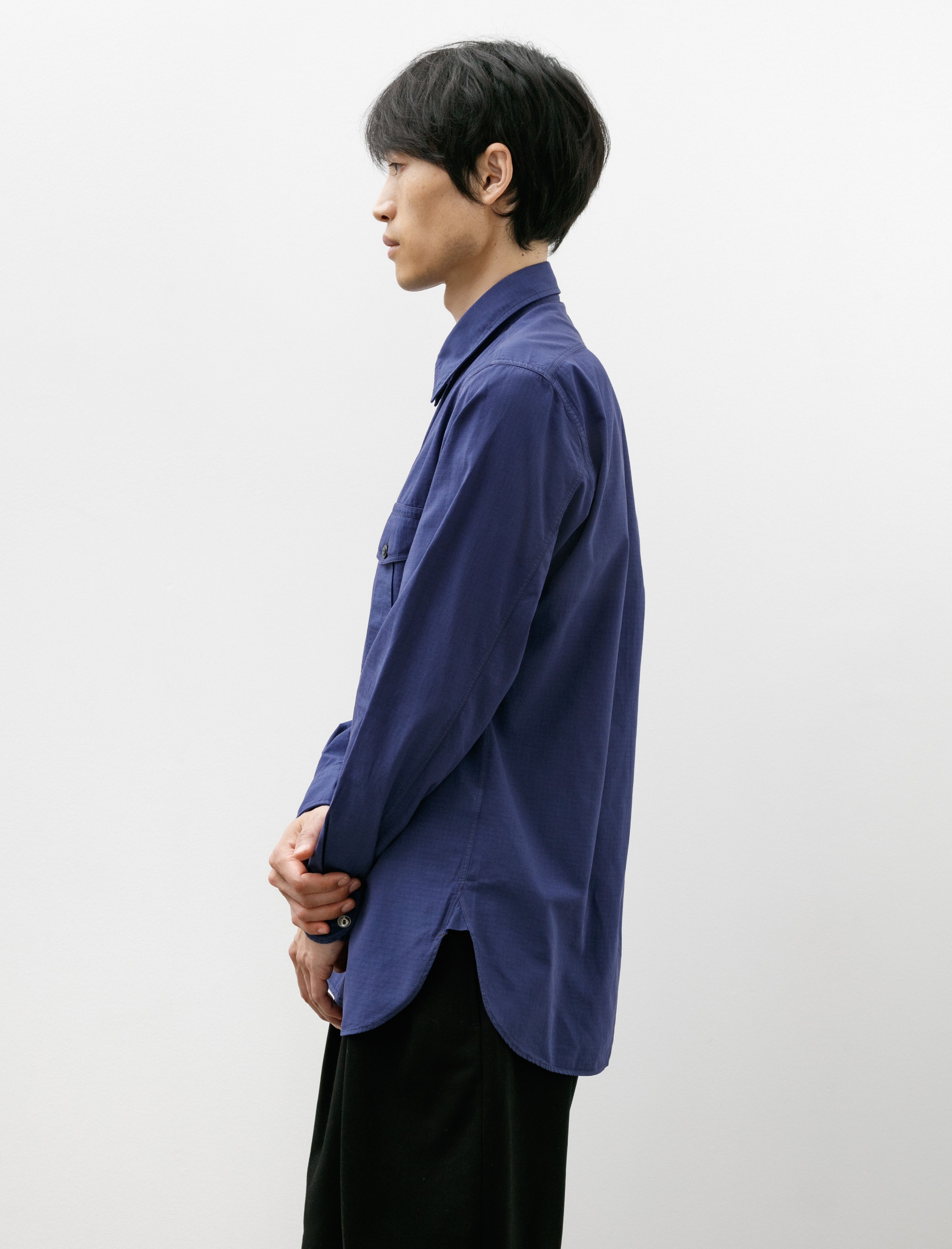 L.E.J 2 Pocket RN Work Shirt In the Navy