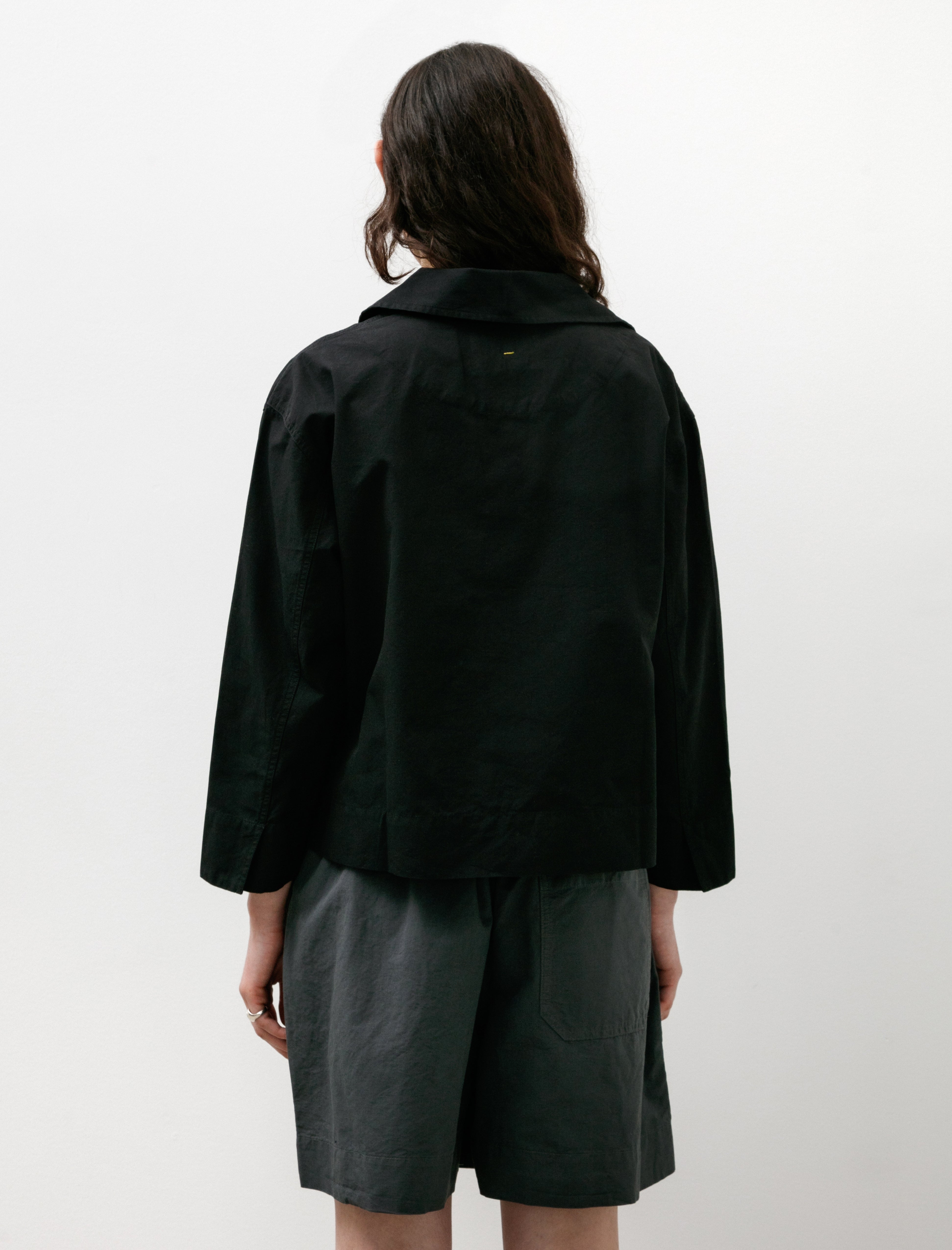 MHL Smock Shirt Black Denim Cotton