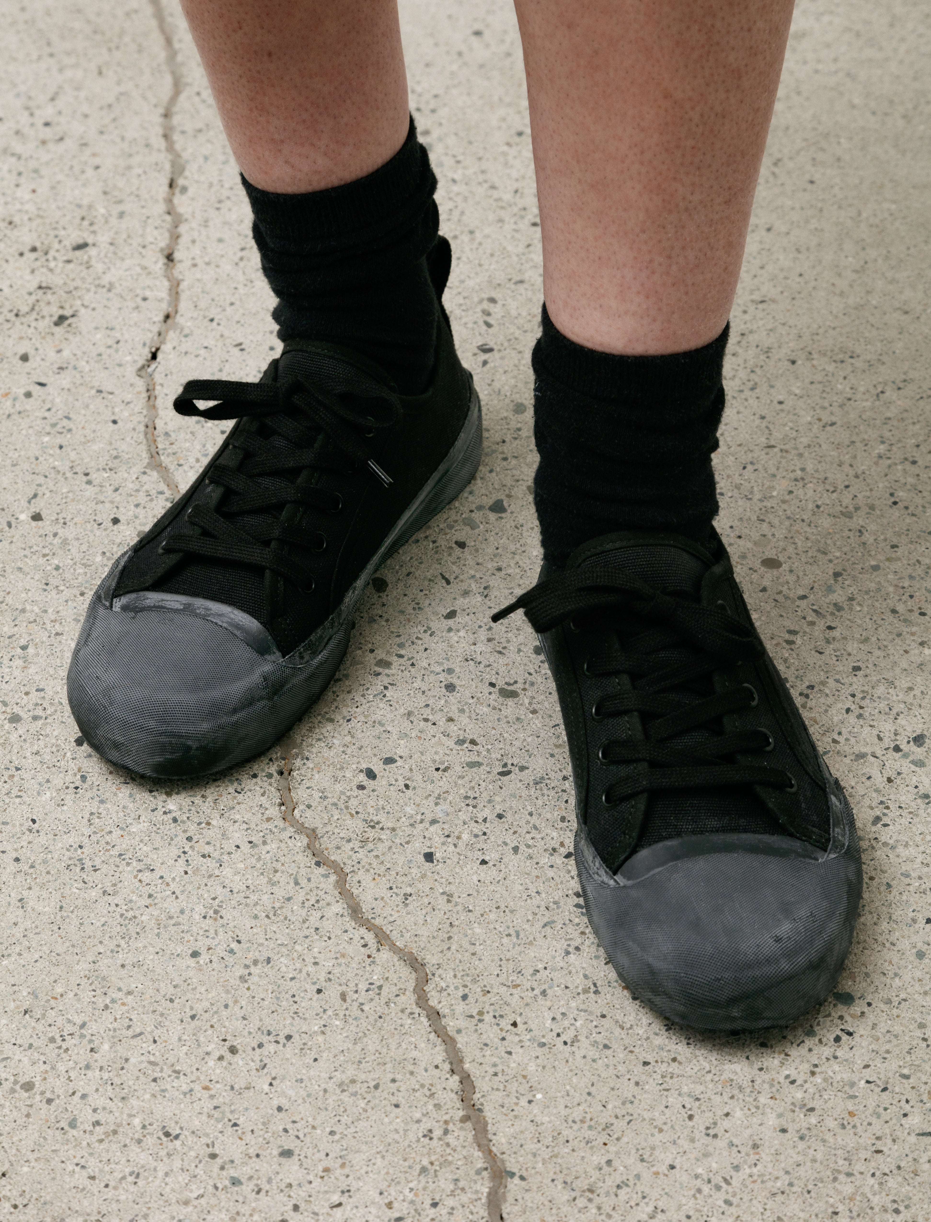 Studio Nicholson Byrd Low Top Sneaker Darkest Navy