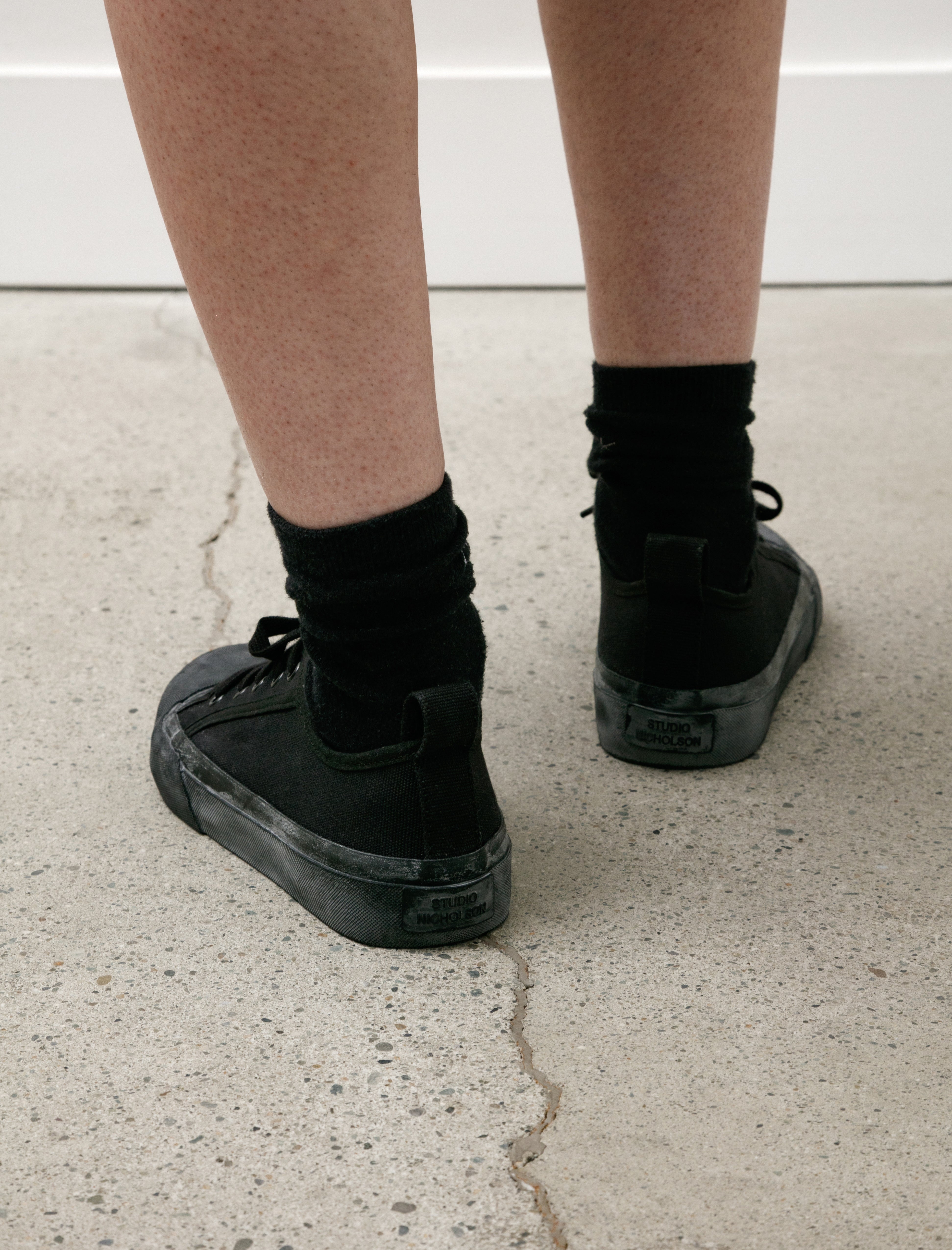 Studio Nicholson Byrd Low Top Sneaker Darkest Navy