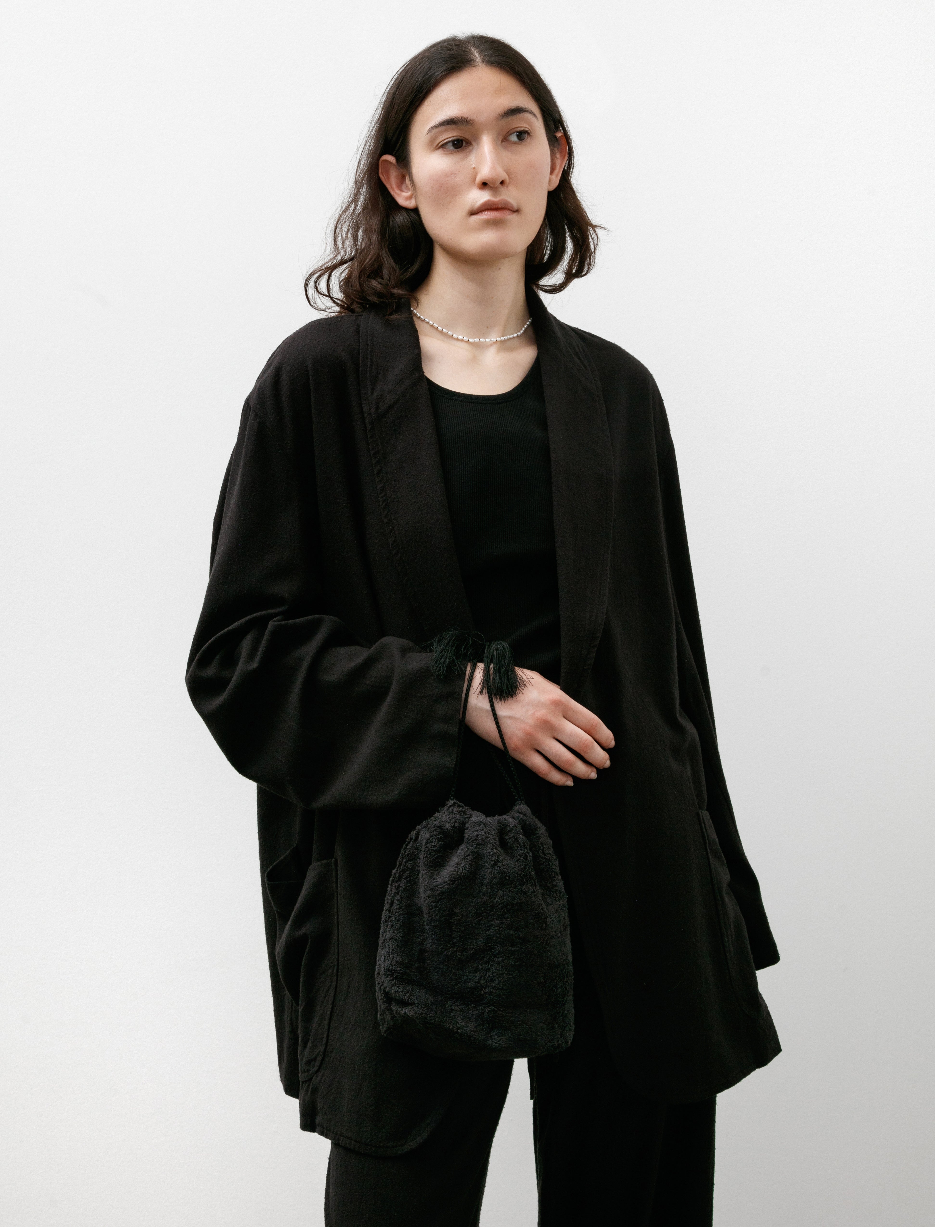 Comoli Pile Pouch Black