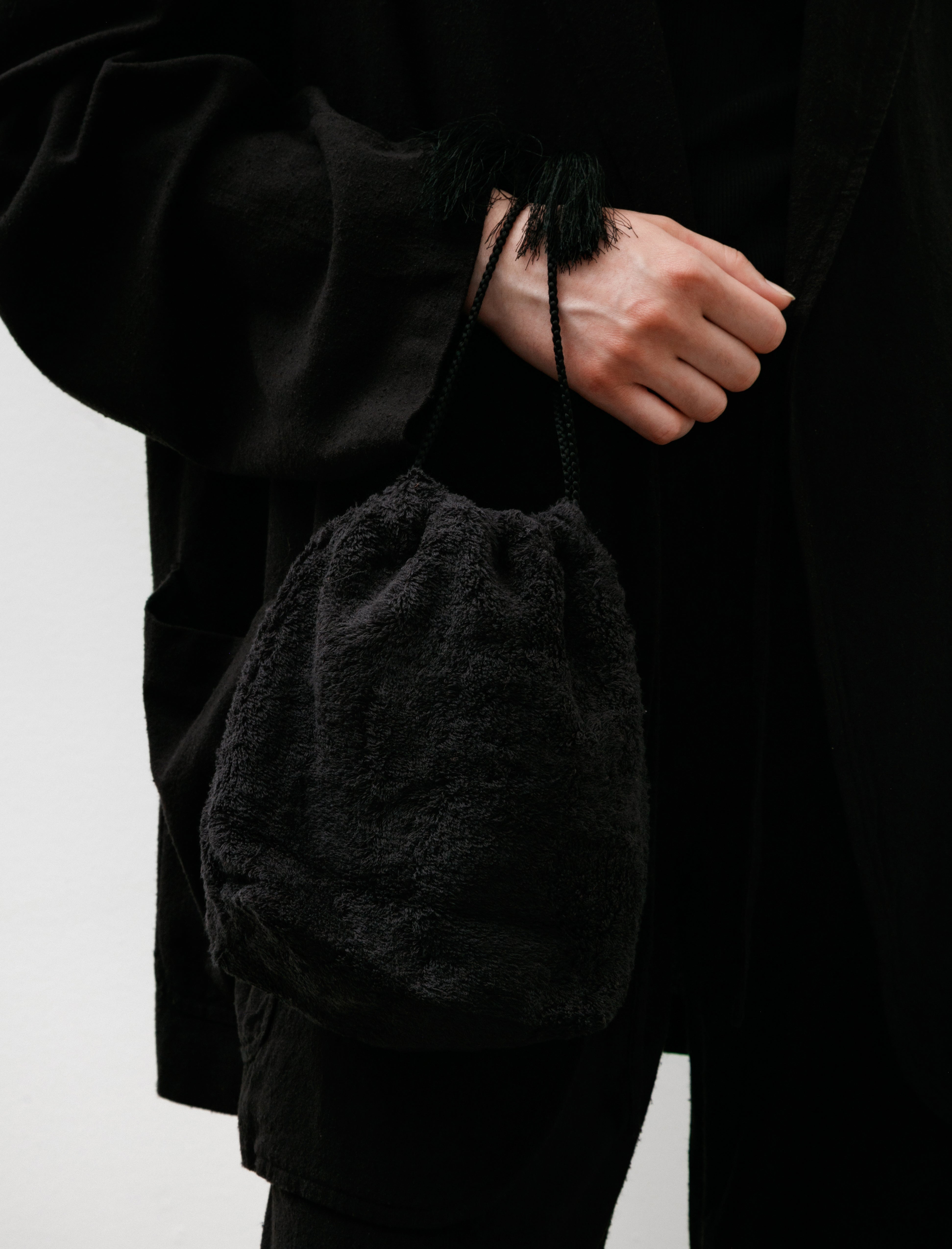 Comoli Pile Pouch Black