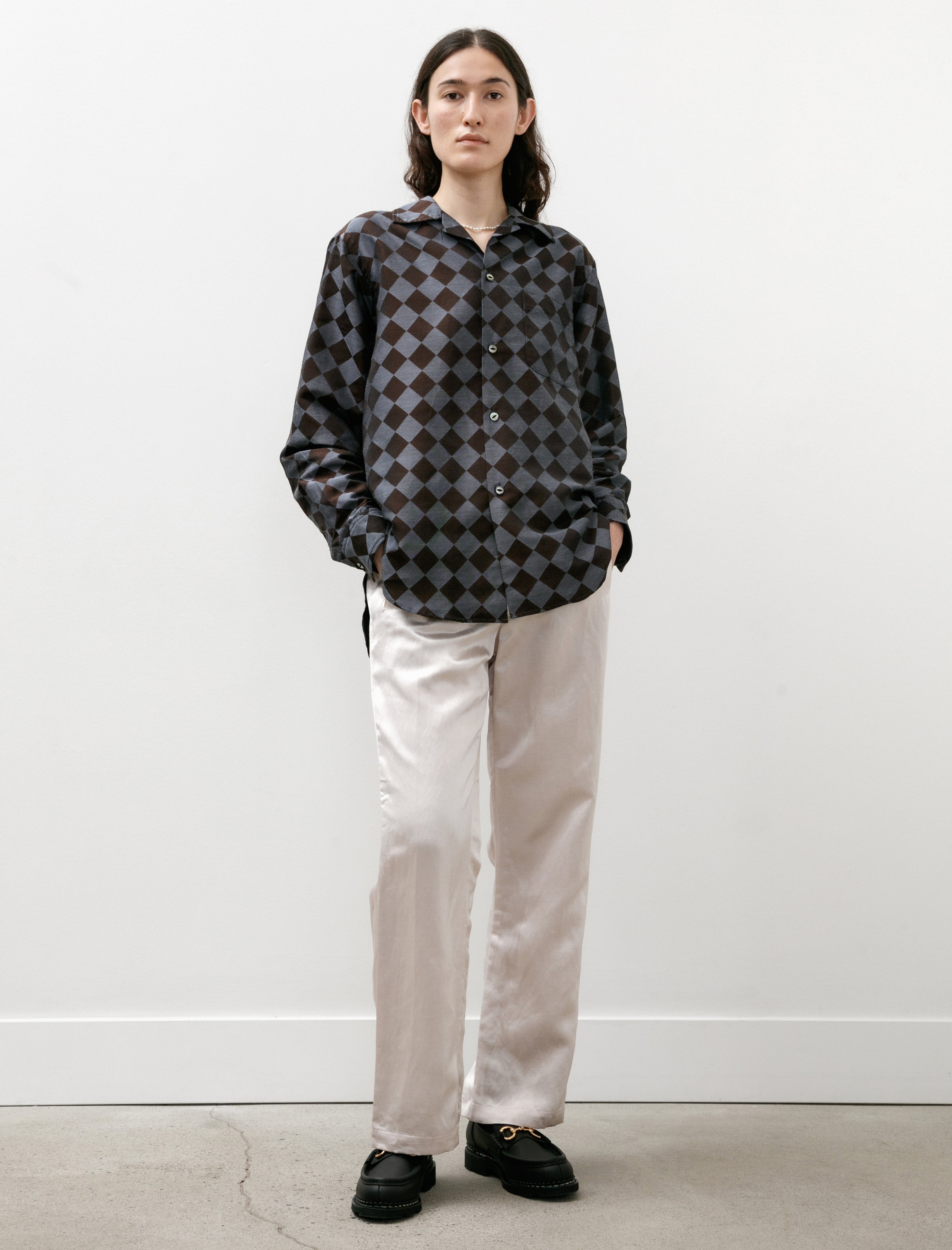 Needles String Easy Pants Beige Bright Kersey