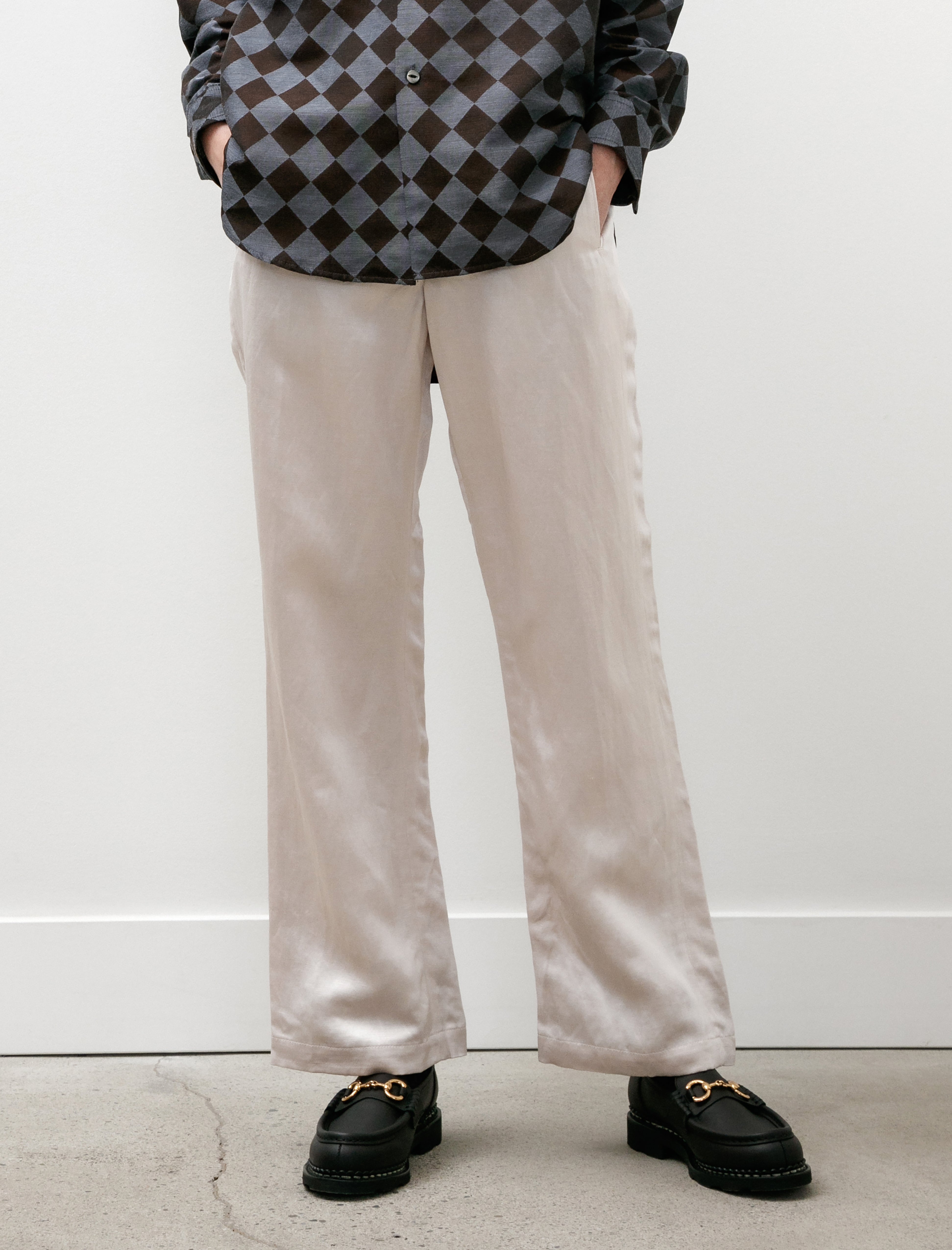 Needles String Easy Pants Beige Bright Kersey