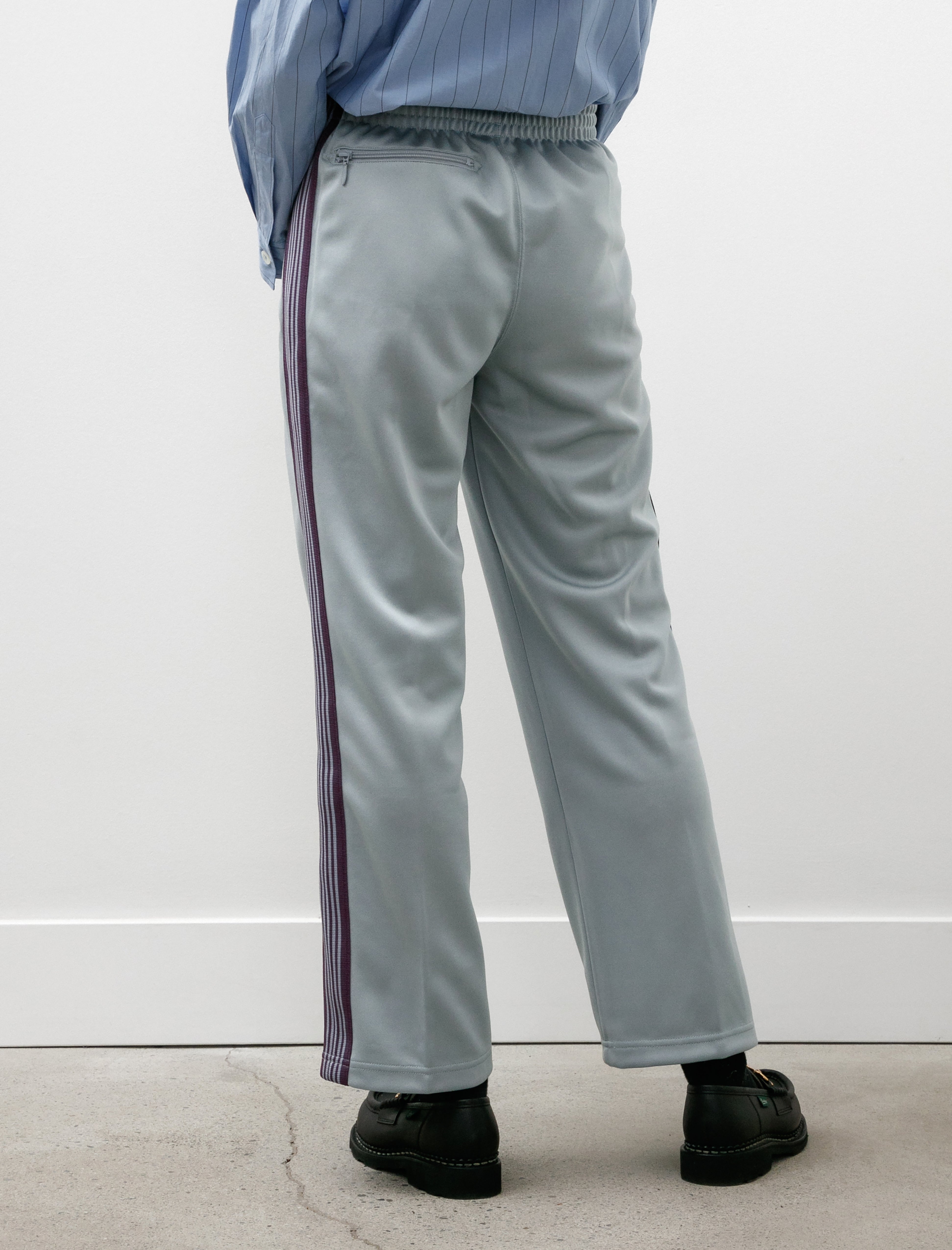 Needles Track Pants Poly Smooth Sax