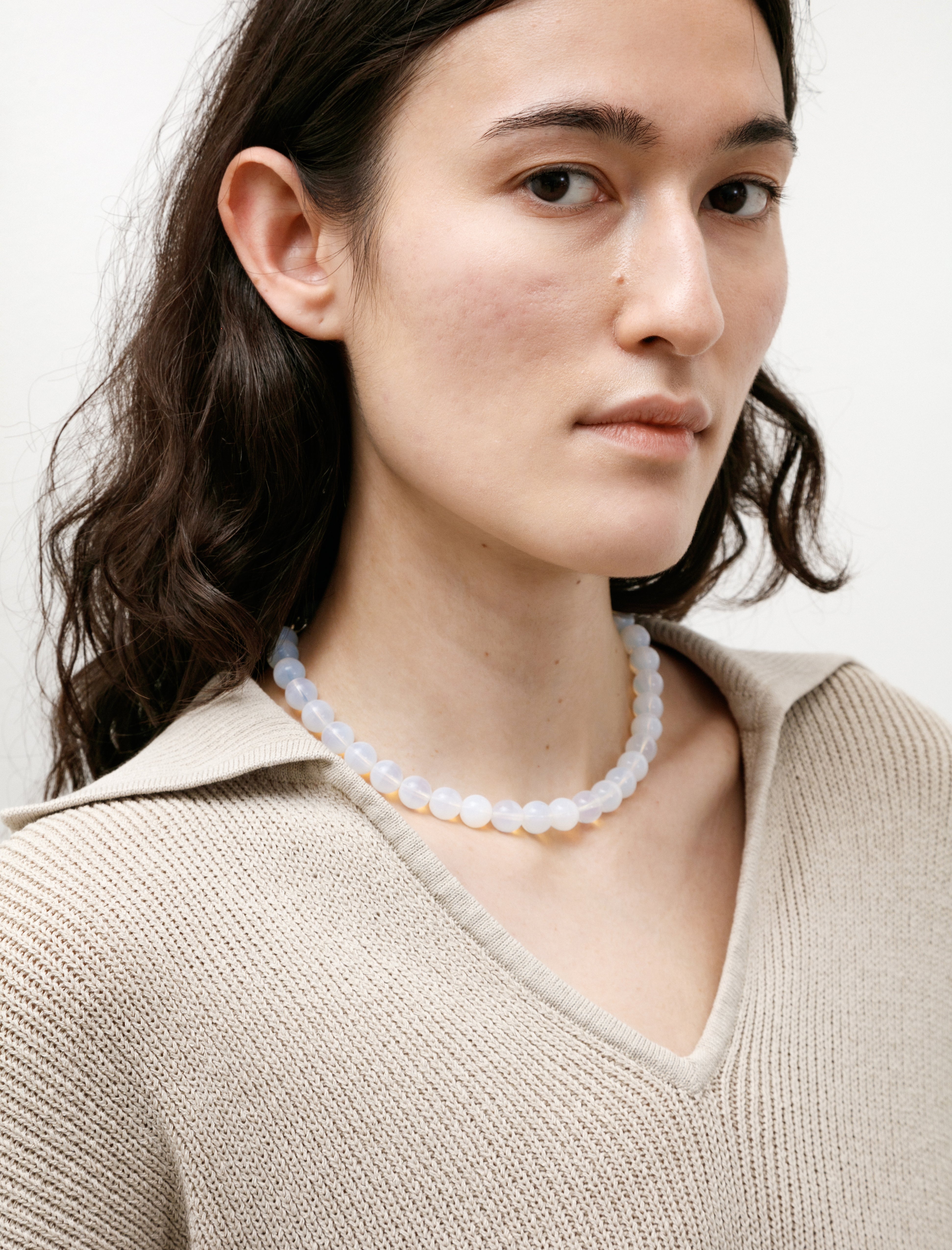 Graphpaper Linen Solotex Skipper Knit Beige