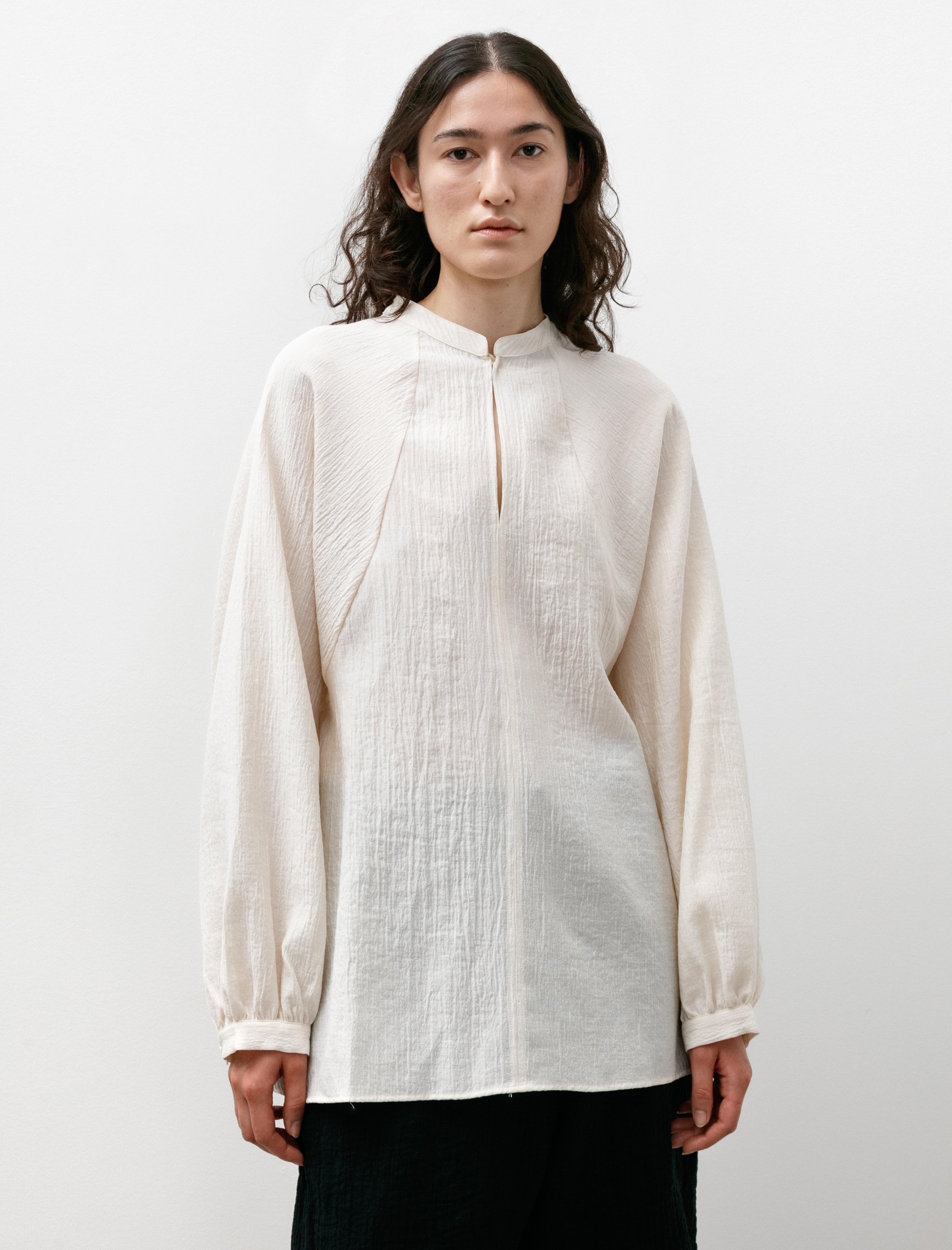 Studio Nicholson Seil Mattelasé Cotton Top Milk