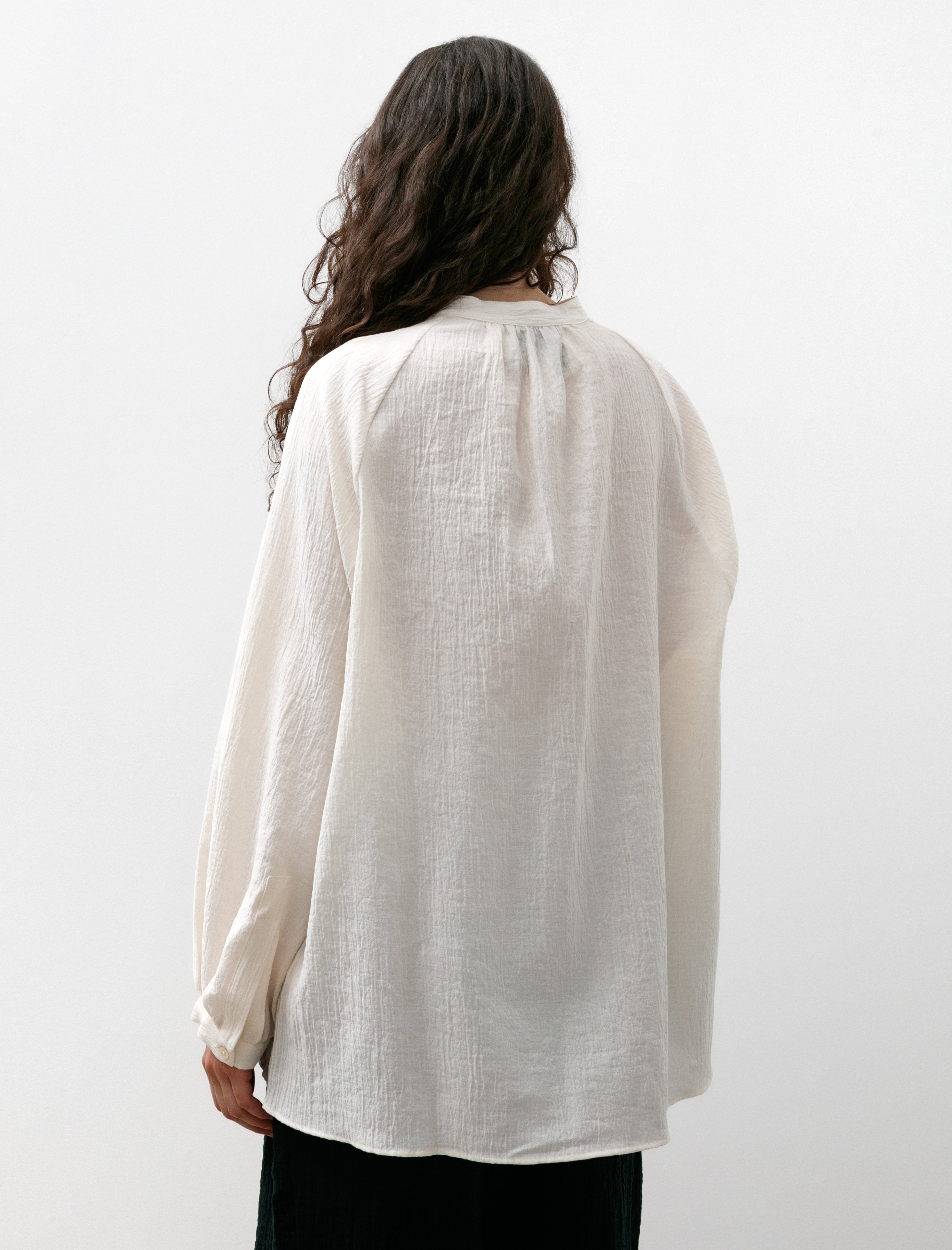 Studio Nicholson Seil Mattelasé Cotton Top Milk