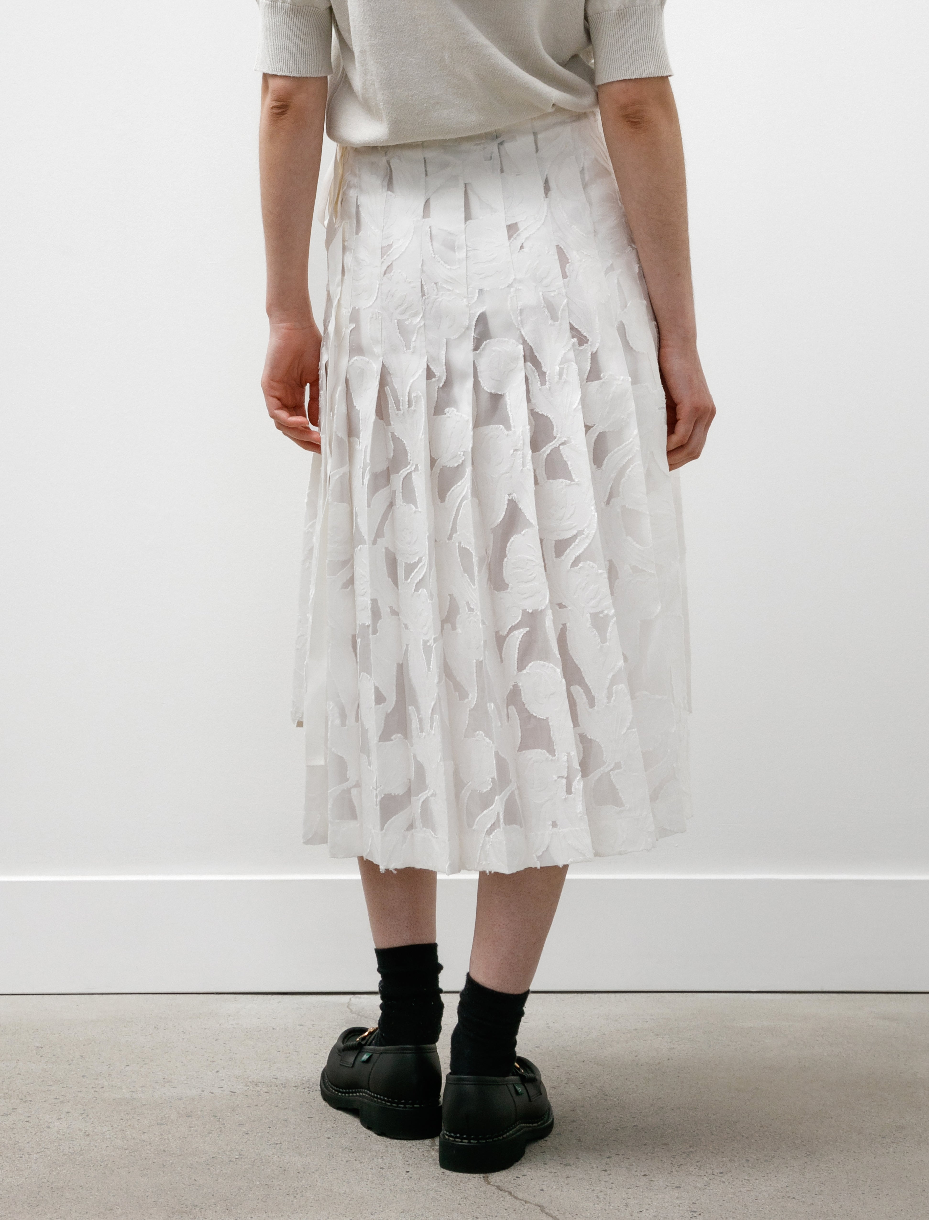Hache Wimbledon Skirt White