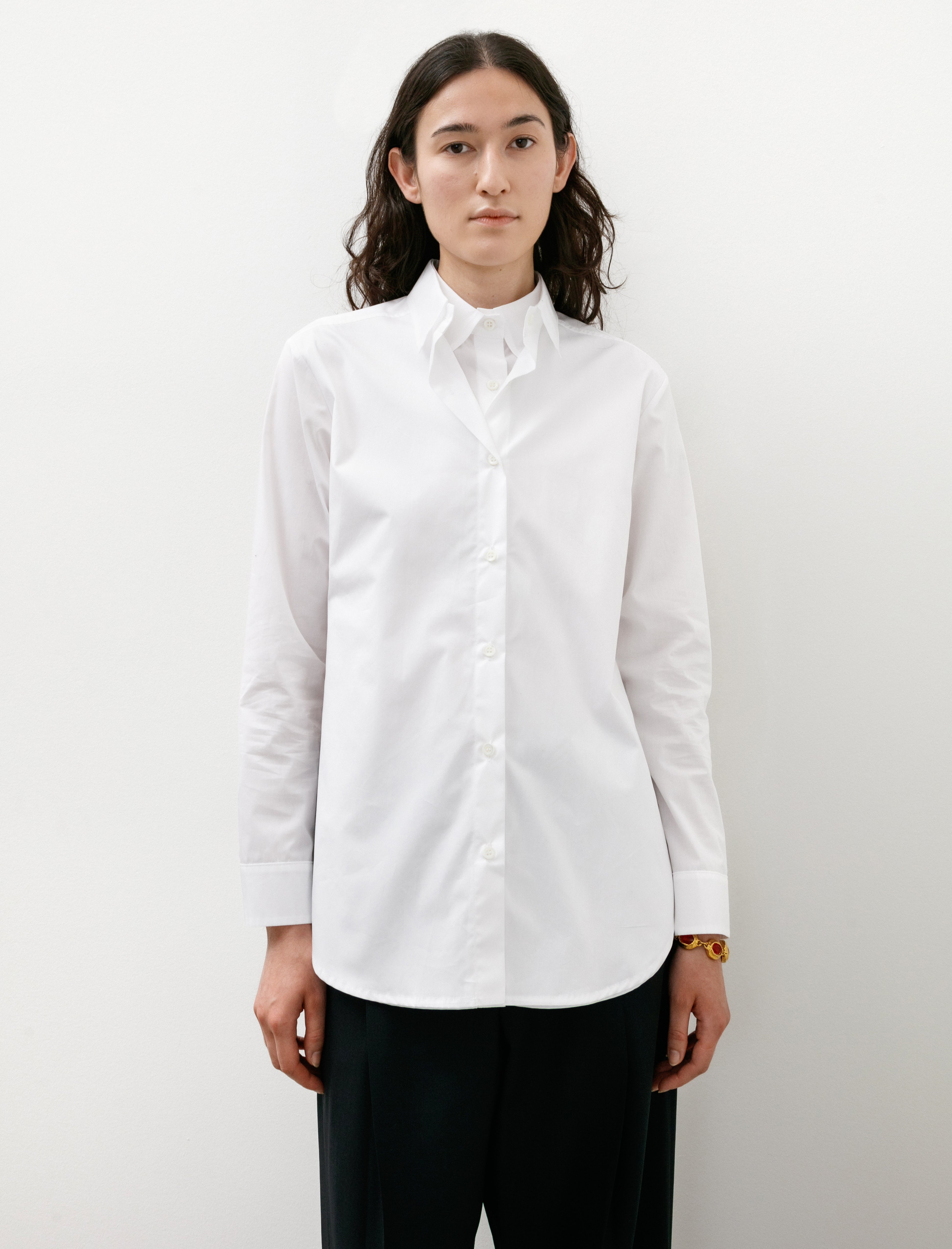 Hache Double Shirt White