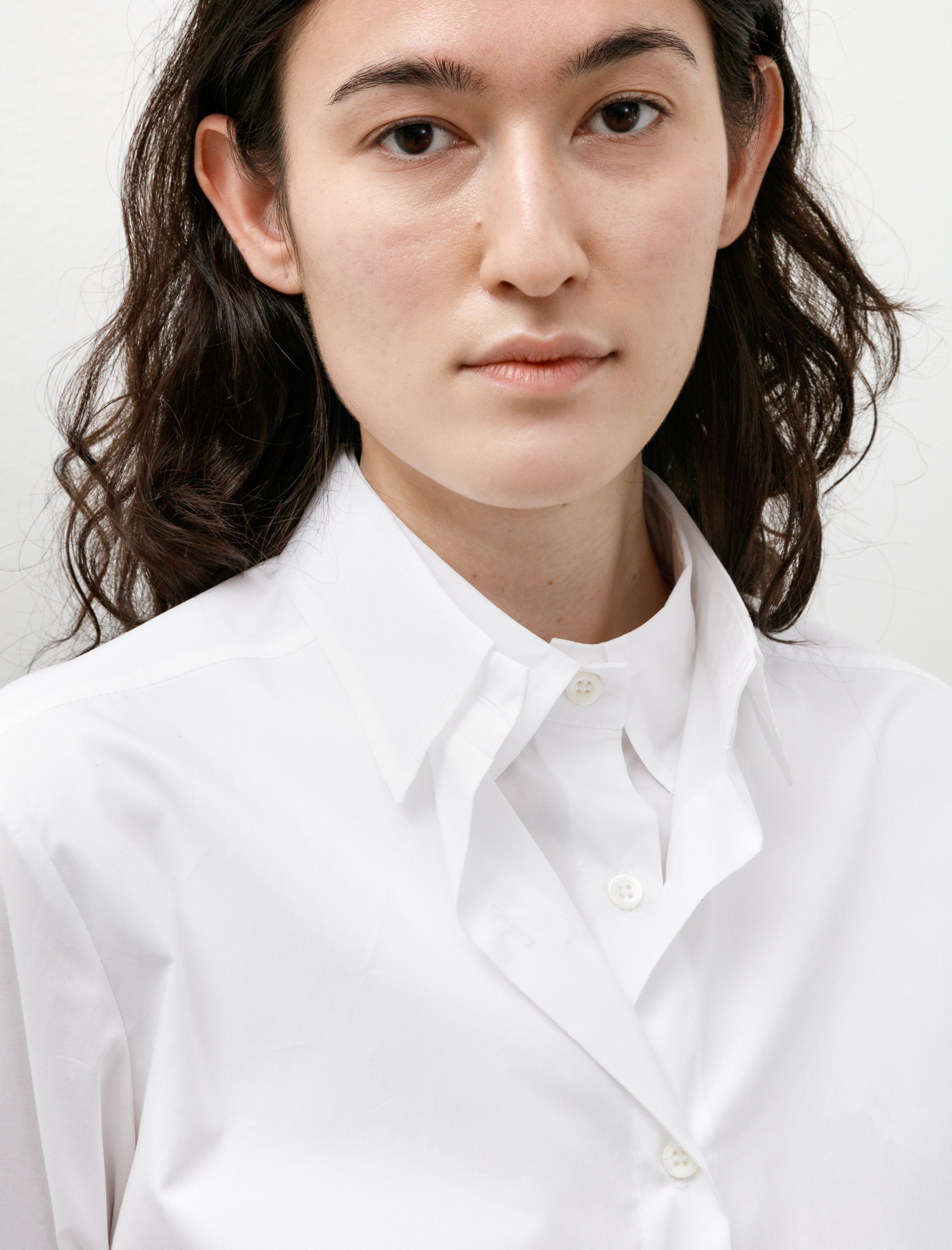 Hache Double Shirt White