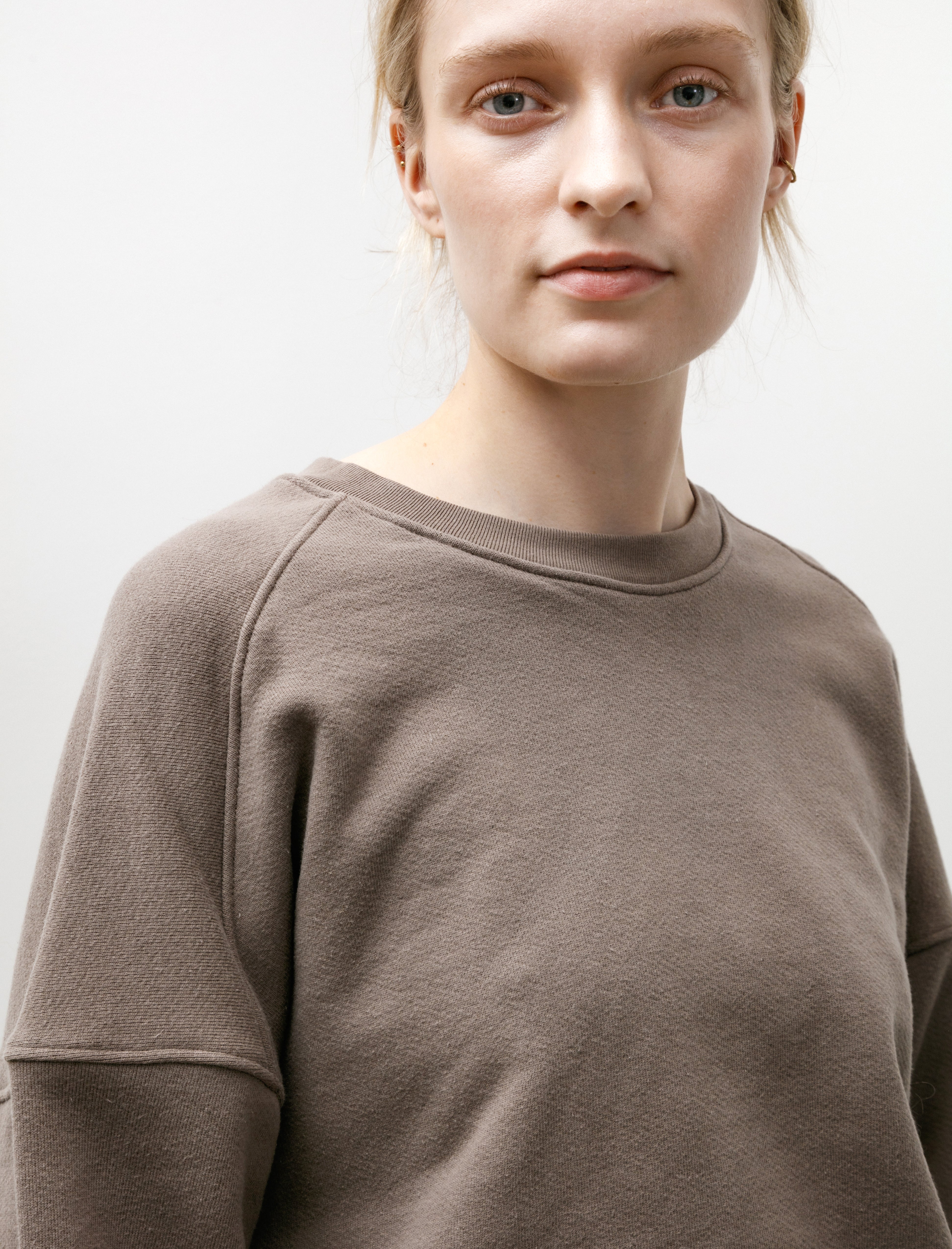 Nu Swim Smile Sweatshirt Taupe