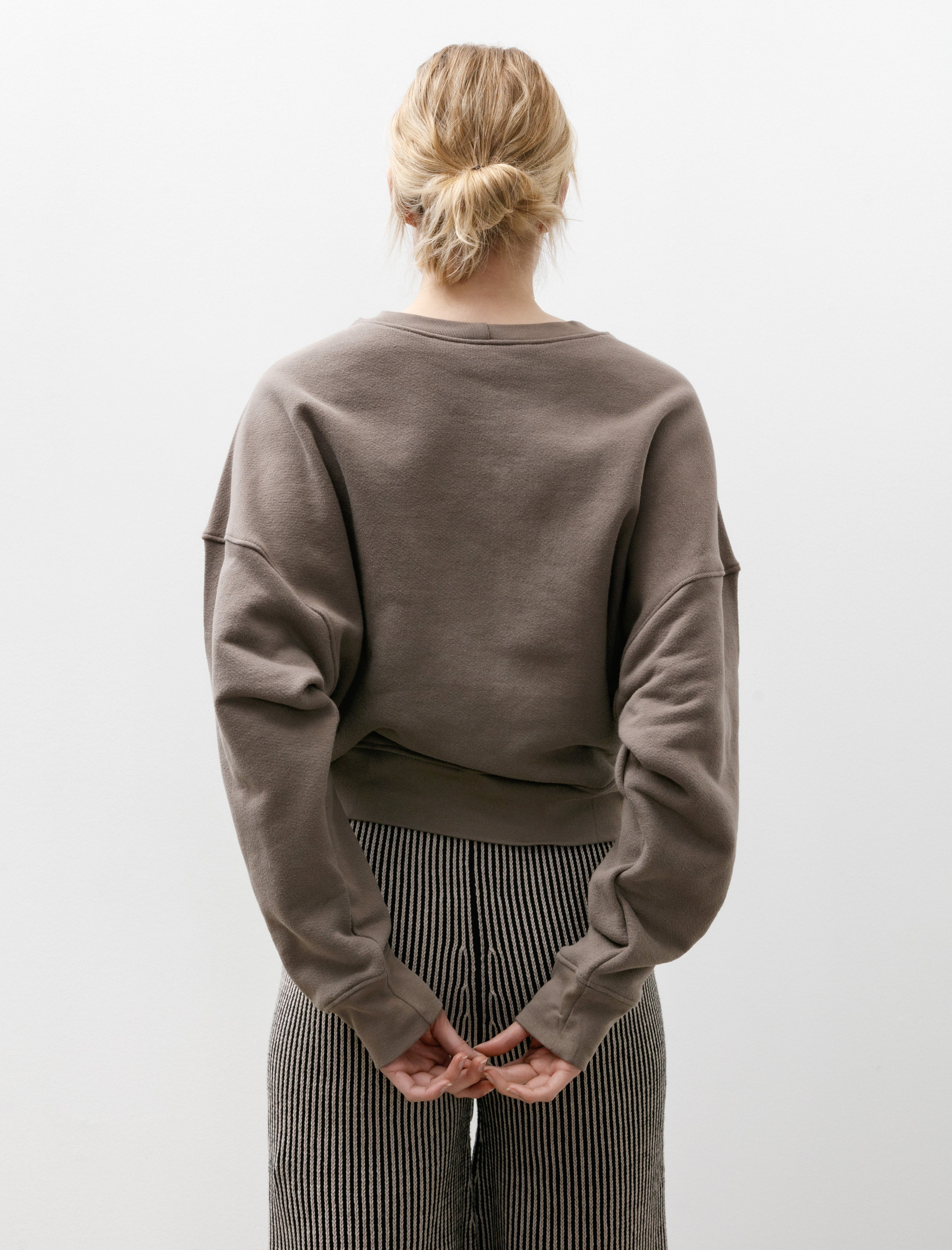 Nu Swim Smile Sweatshirt Taupe