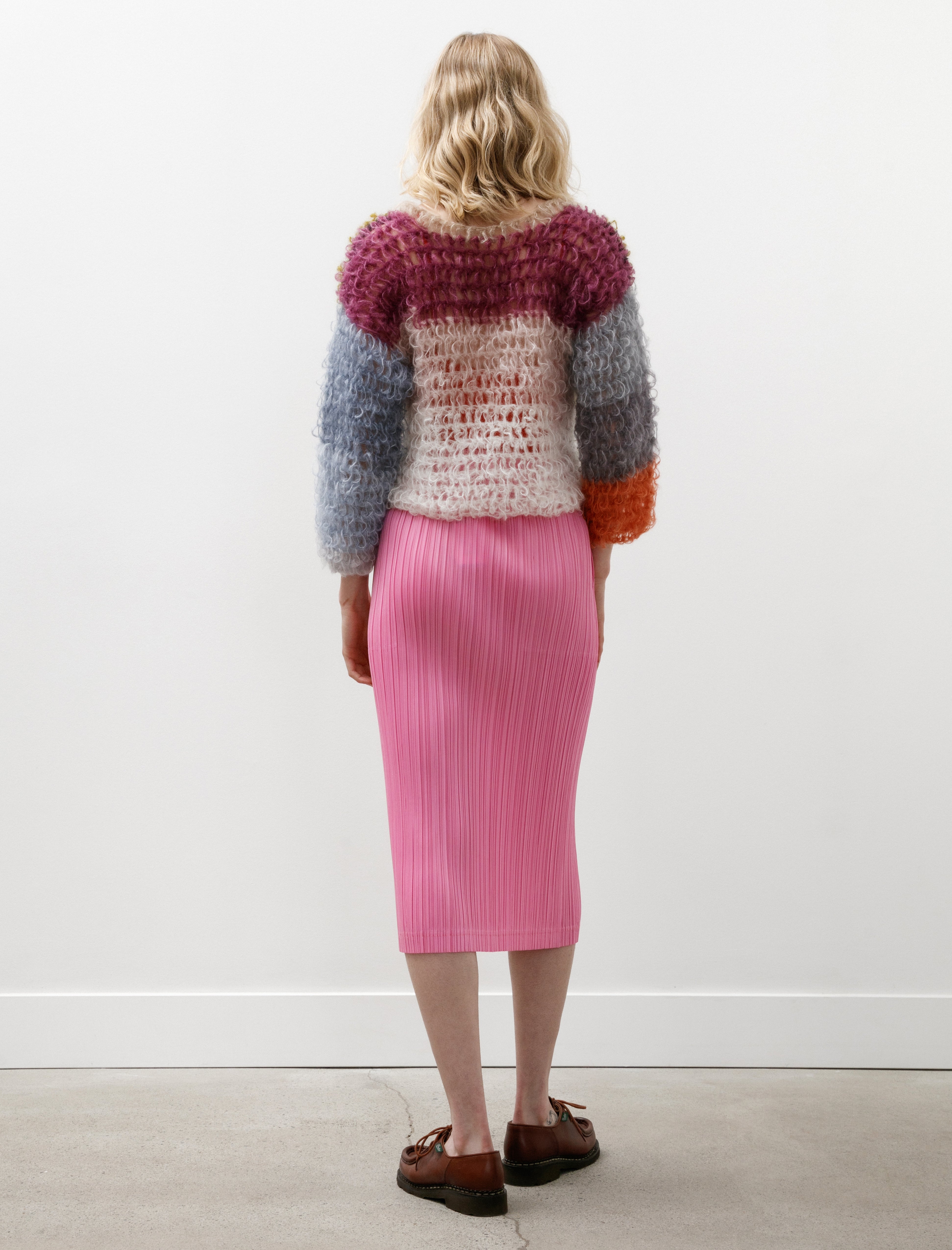 Pleats Please by Issey Miyake Loop Bottoms Skirt Pink