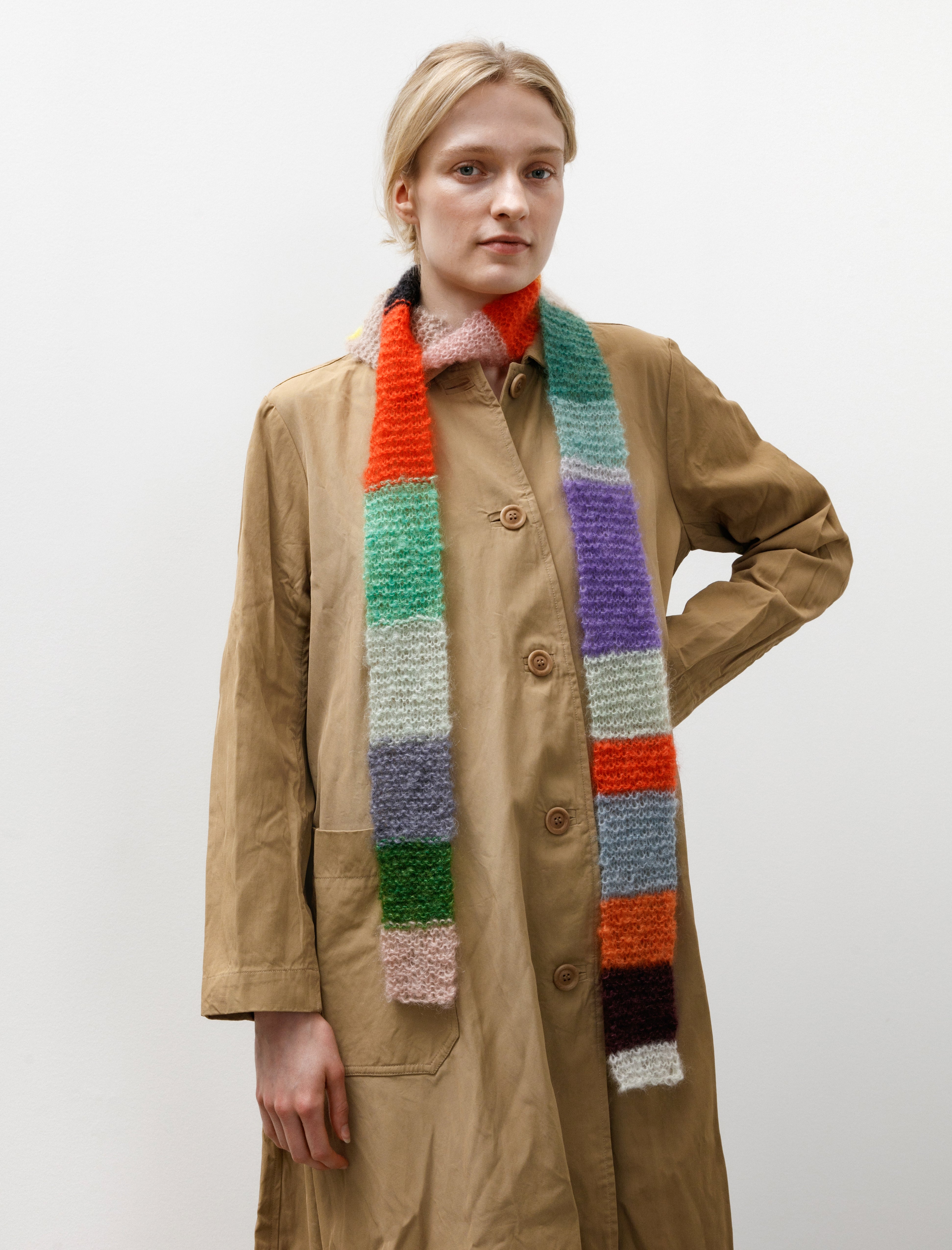 EDNA Multicolour Block Scarf