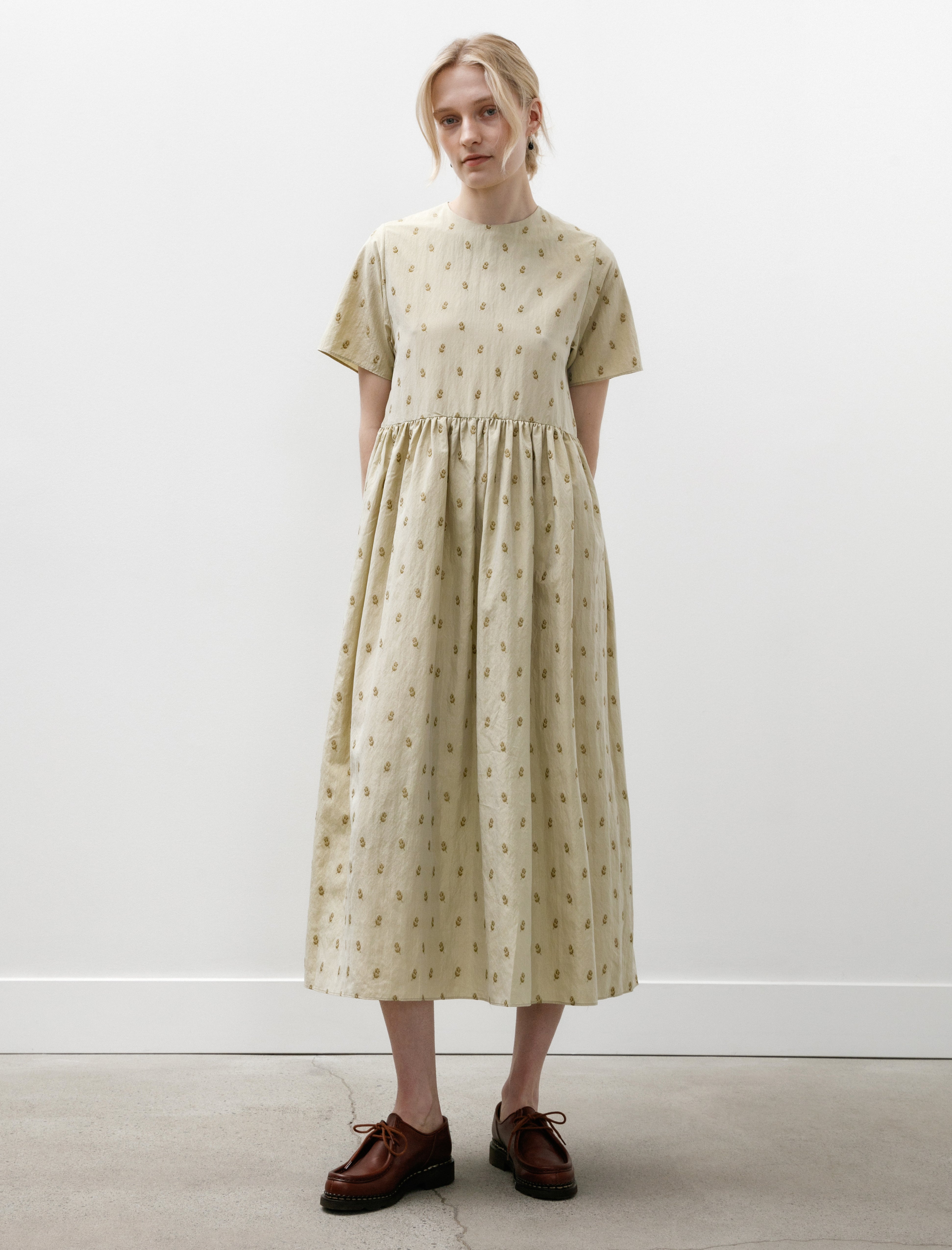 Eleph Mumu Dress Gold