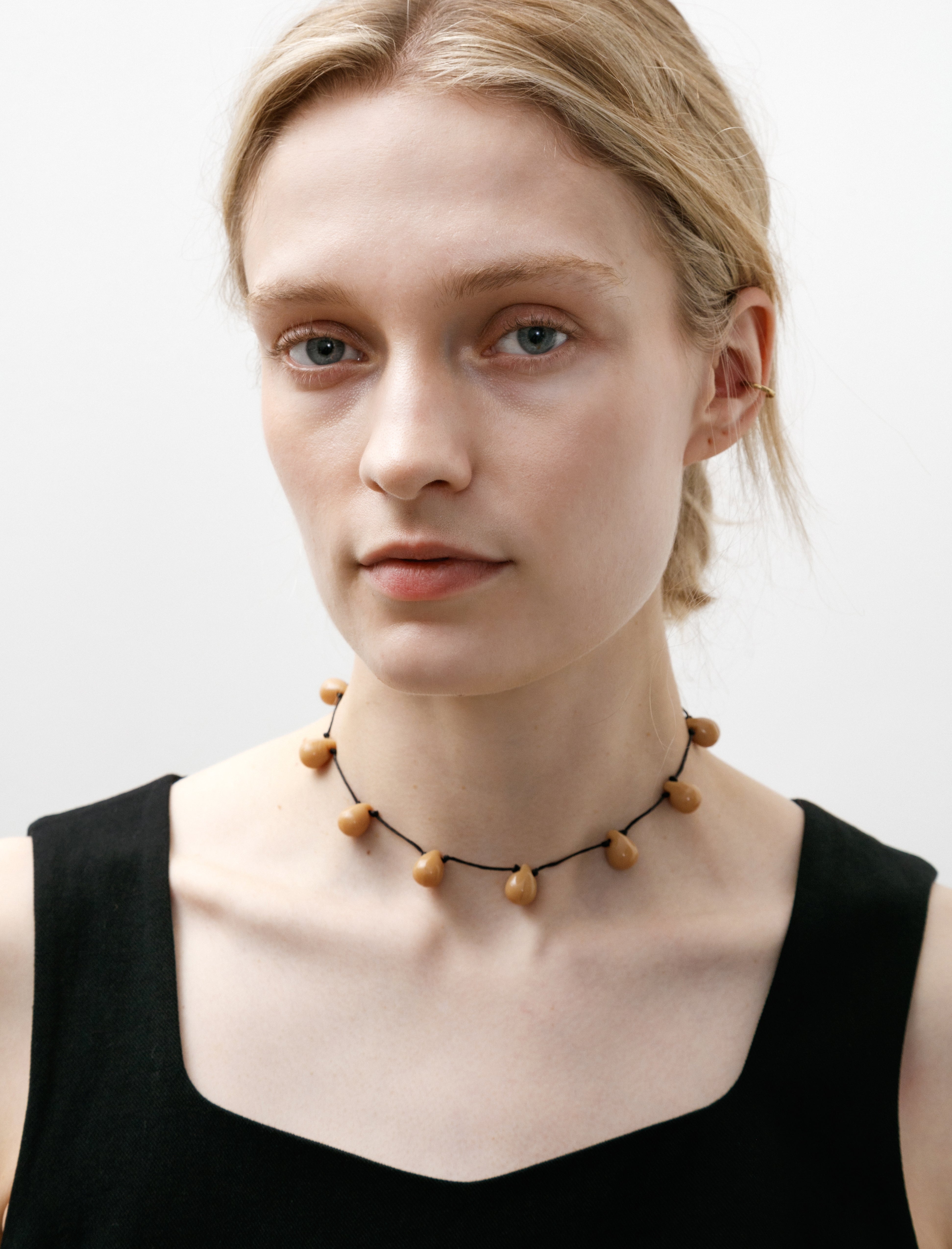 Sisi Joia Noue Necklace Beige/Black