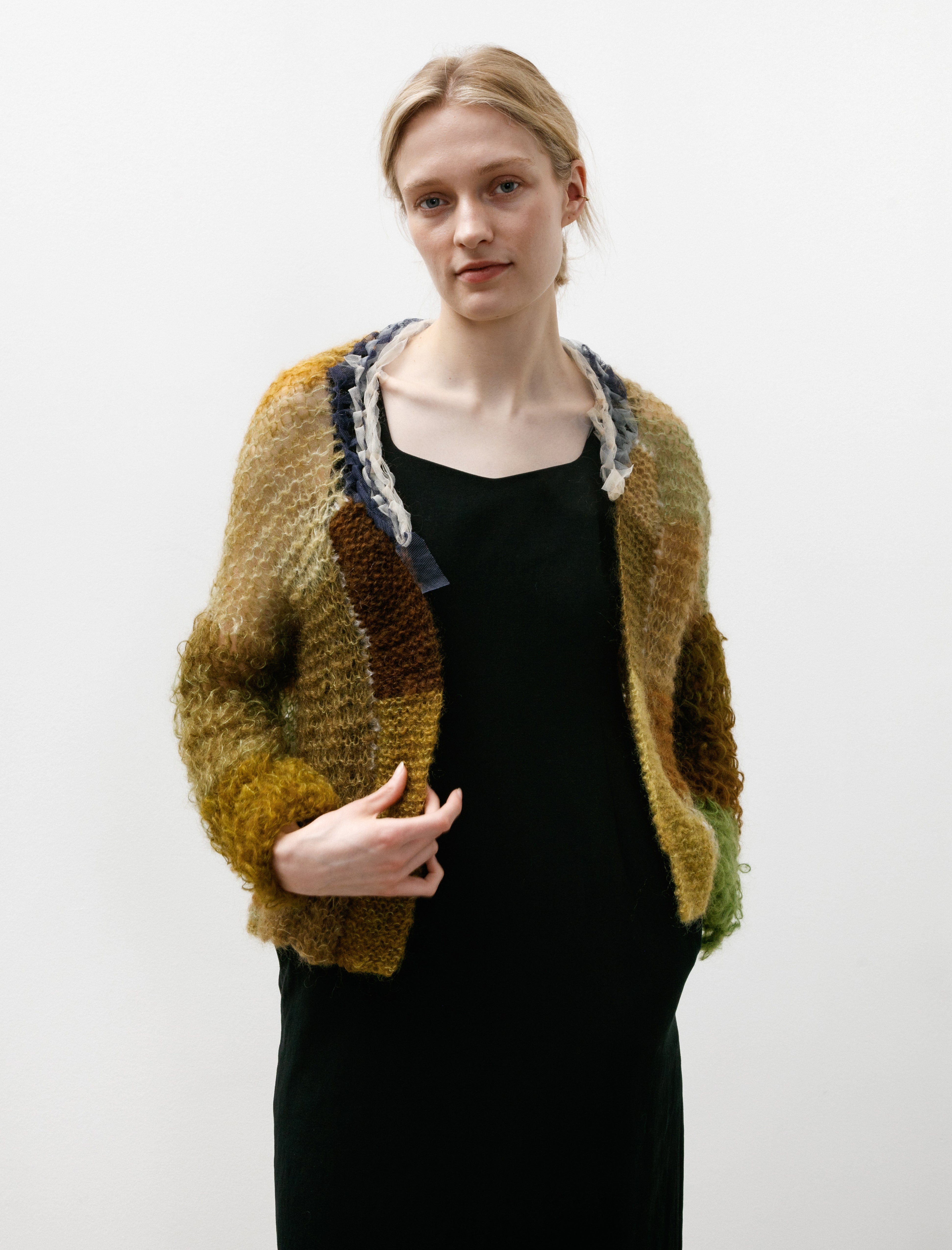 Tulle Cardigan Olives