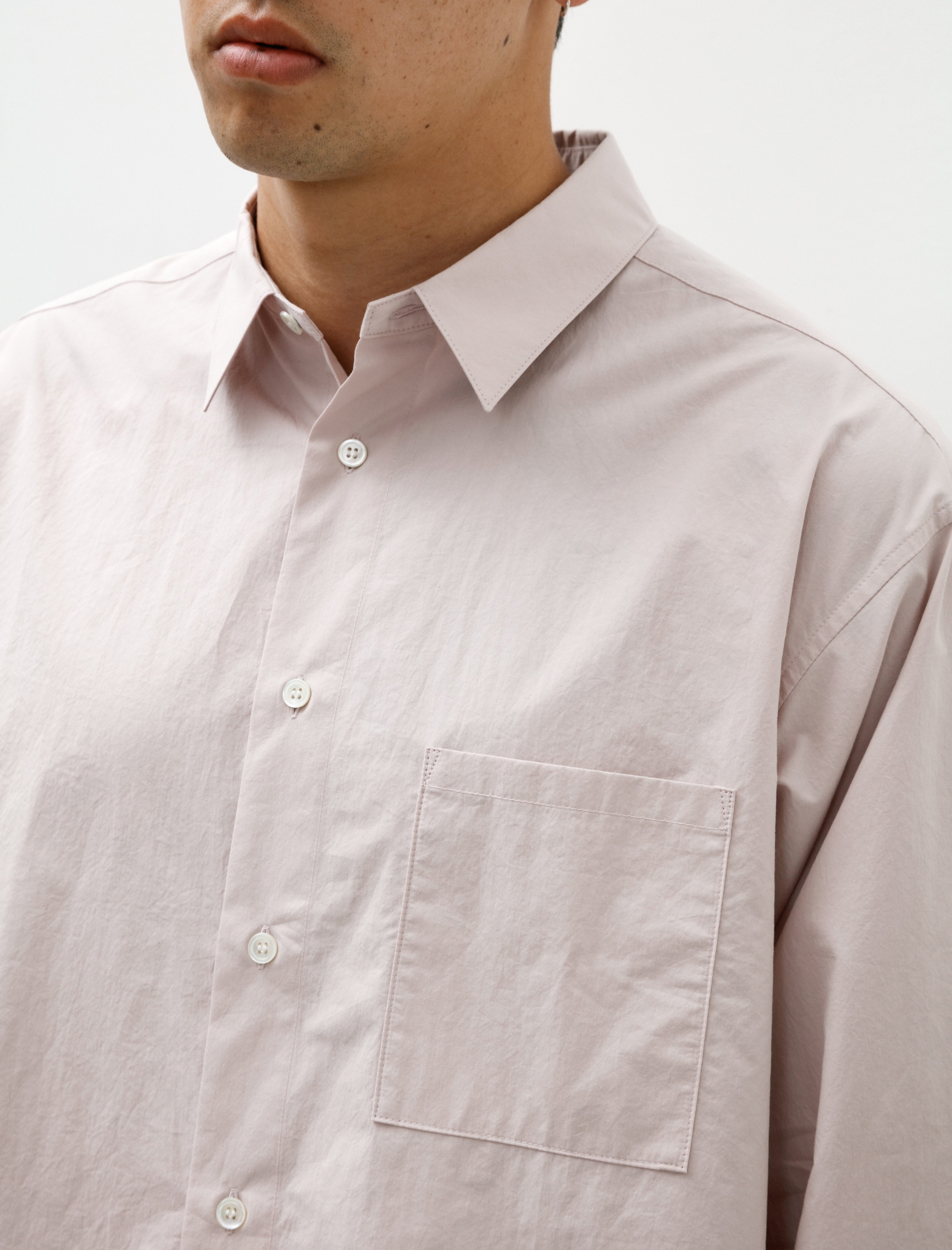 Polyploid Classic Pocket Shirt C Dusty Pink