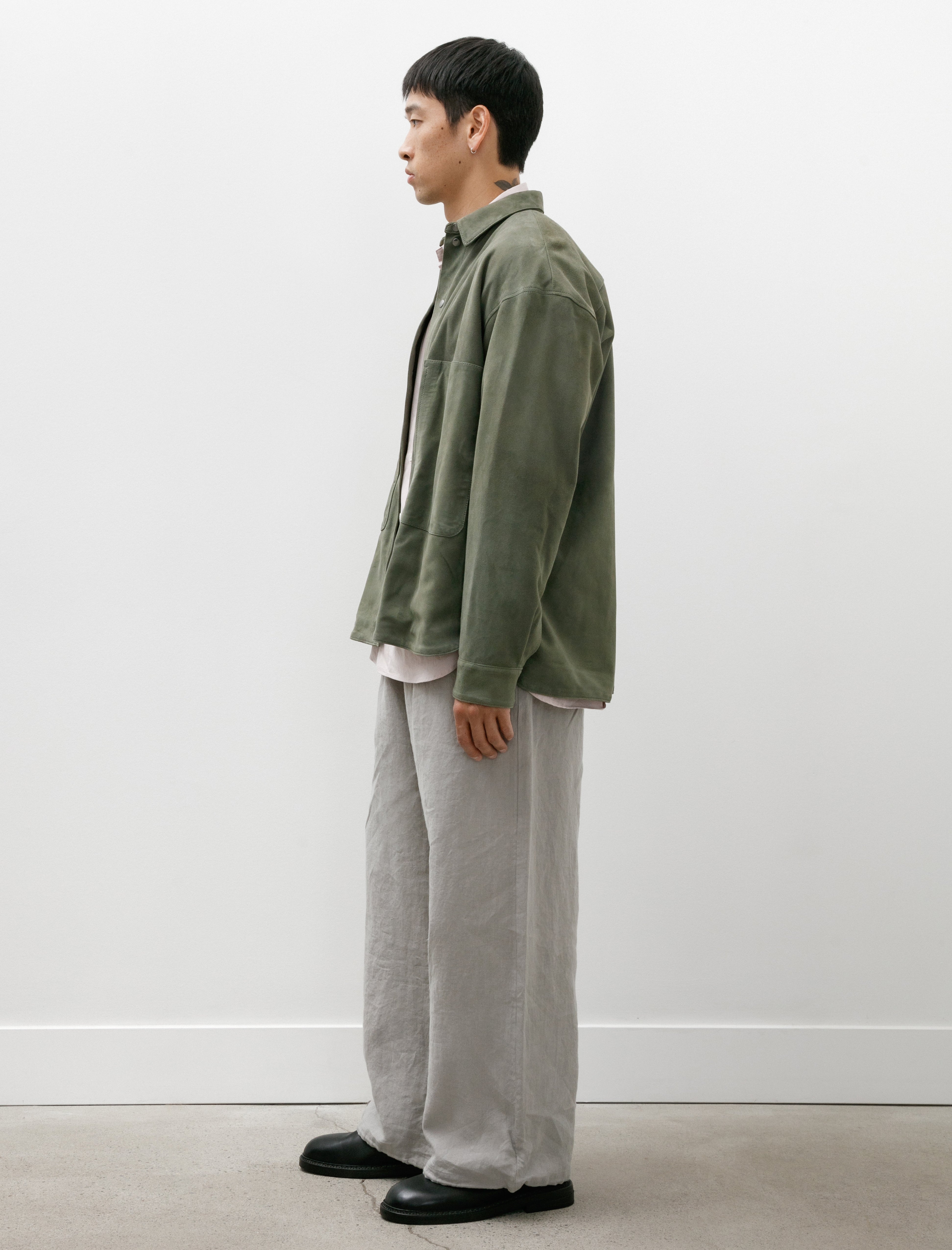 Polyploid Over Pants C Light Grey