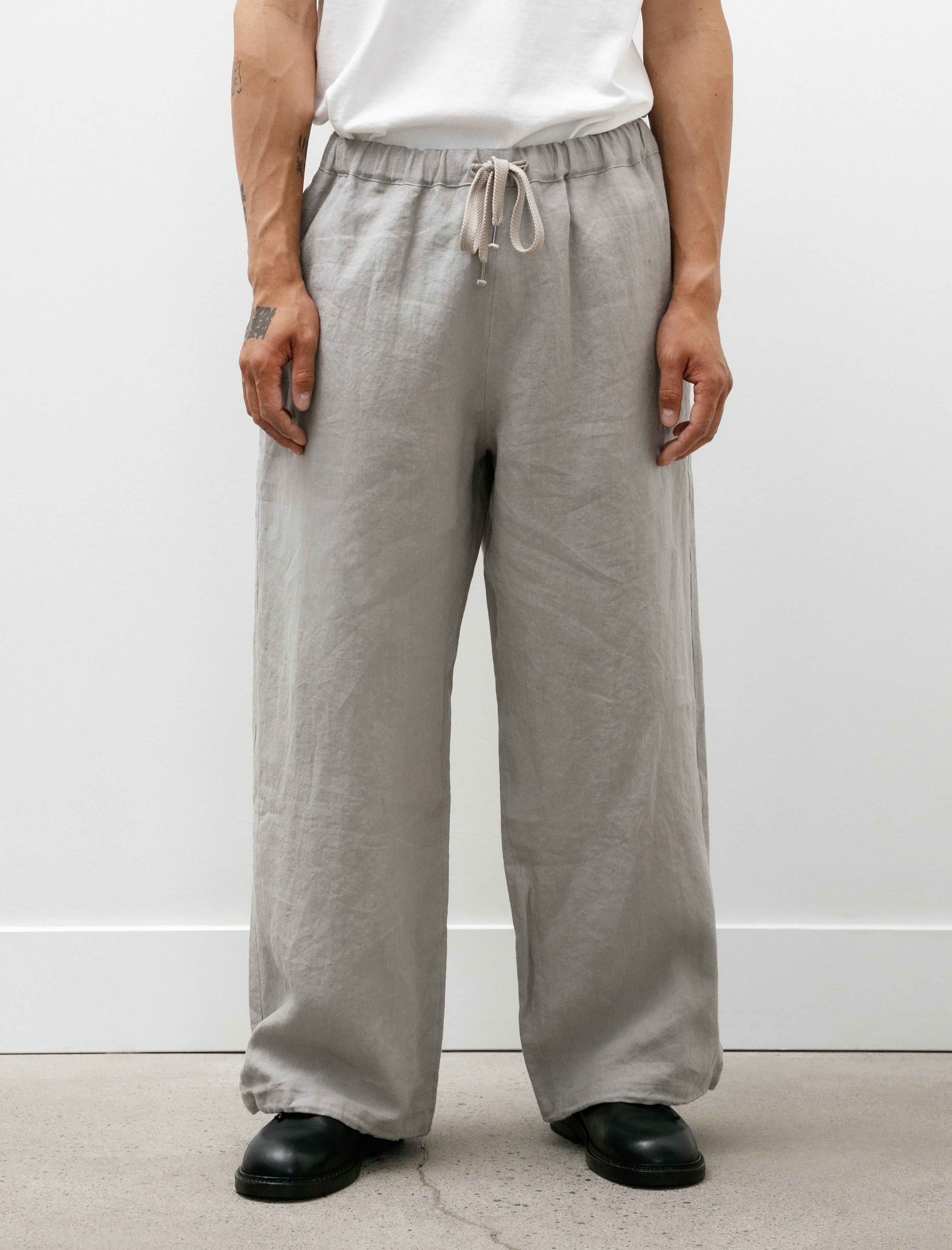 Polyploid Over Pants C Light Grey