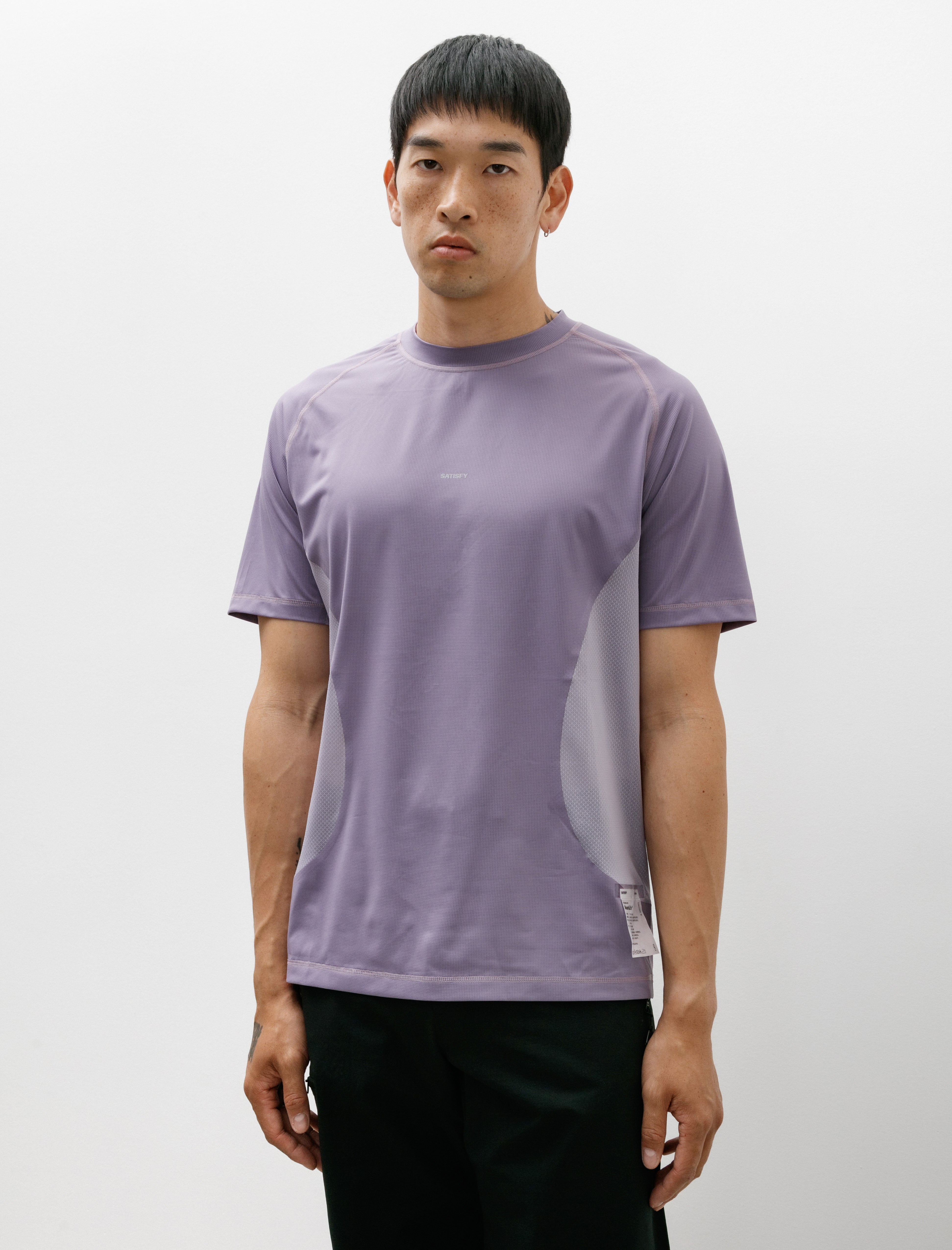 Satisfy AuraLite Tech T-Shirt Purple Sage