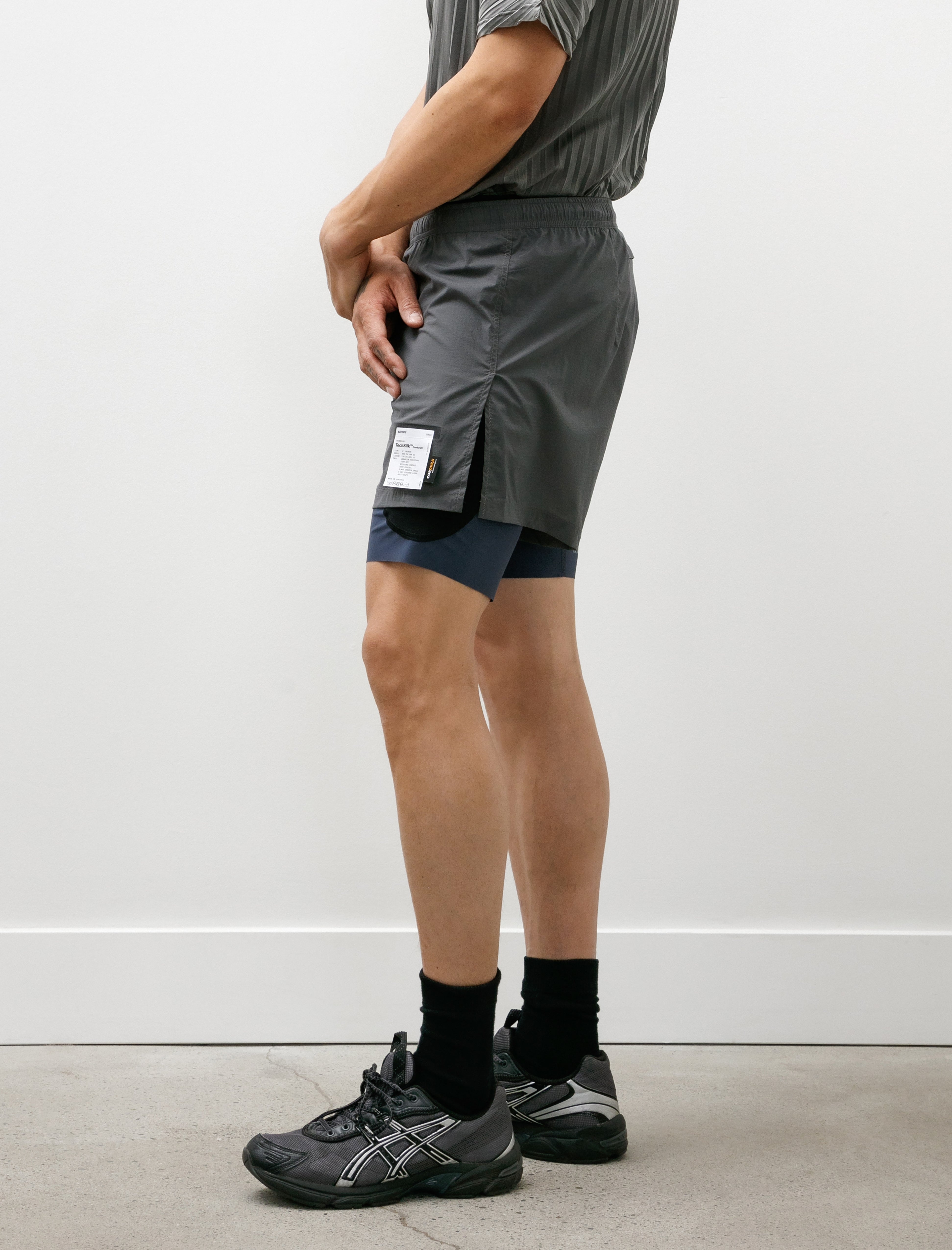 Satisfy TechSilk Cordura 8" Shorts Stone