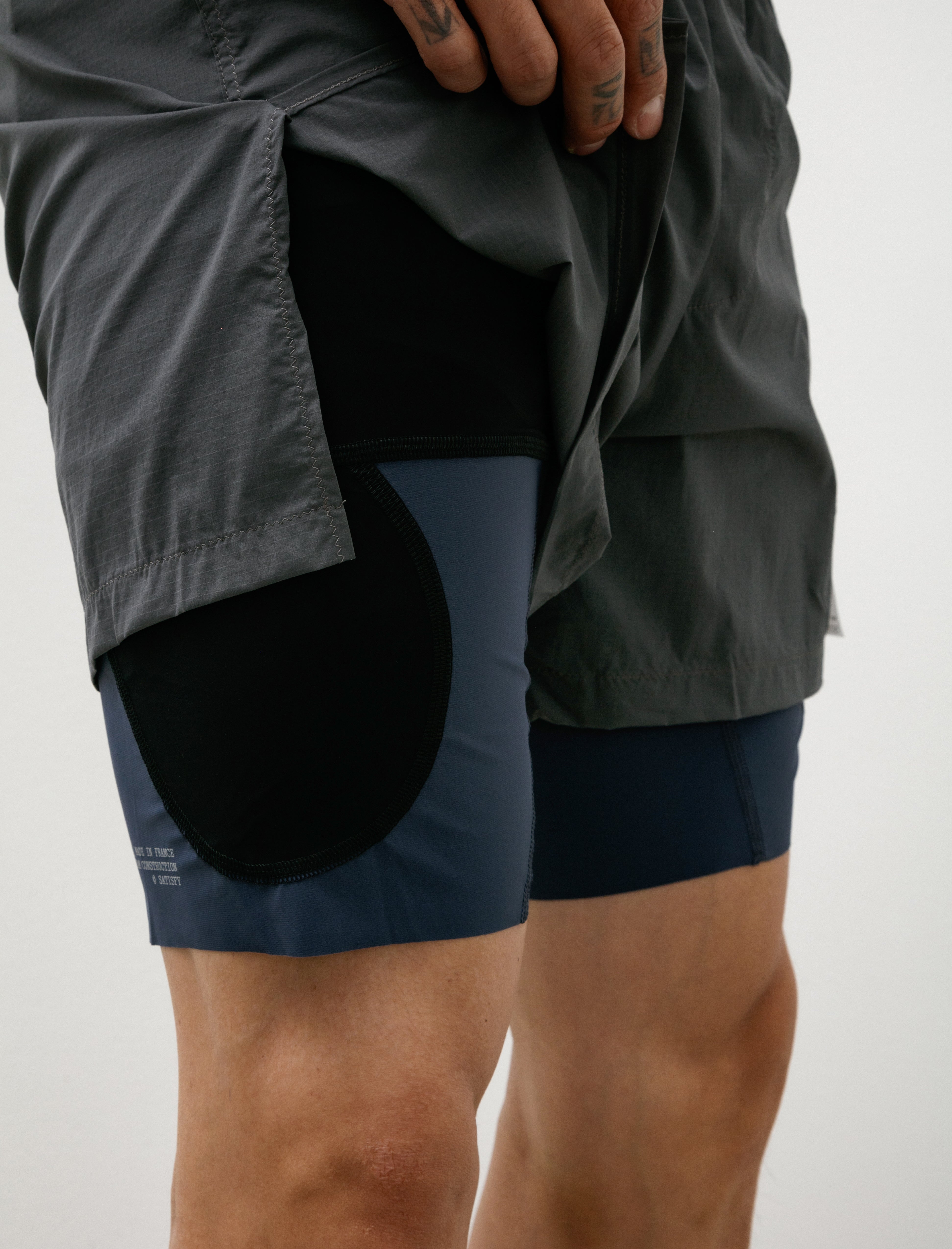 Satisfy TechSilk Cordura 8" Shorts Stone