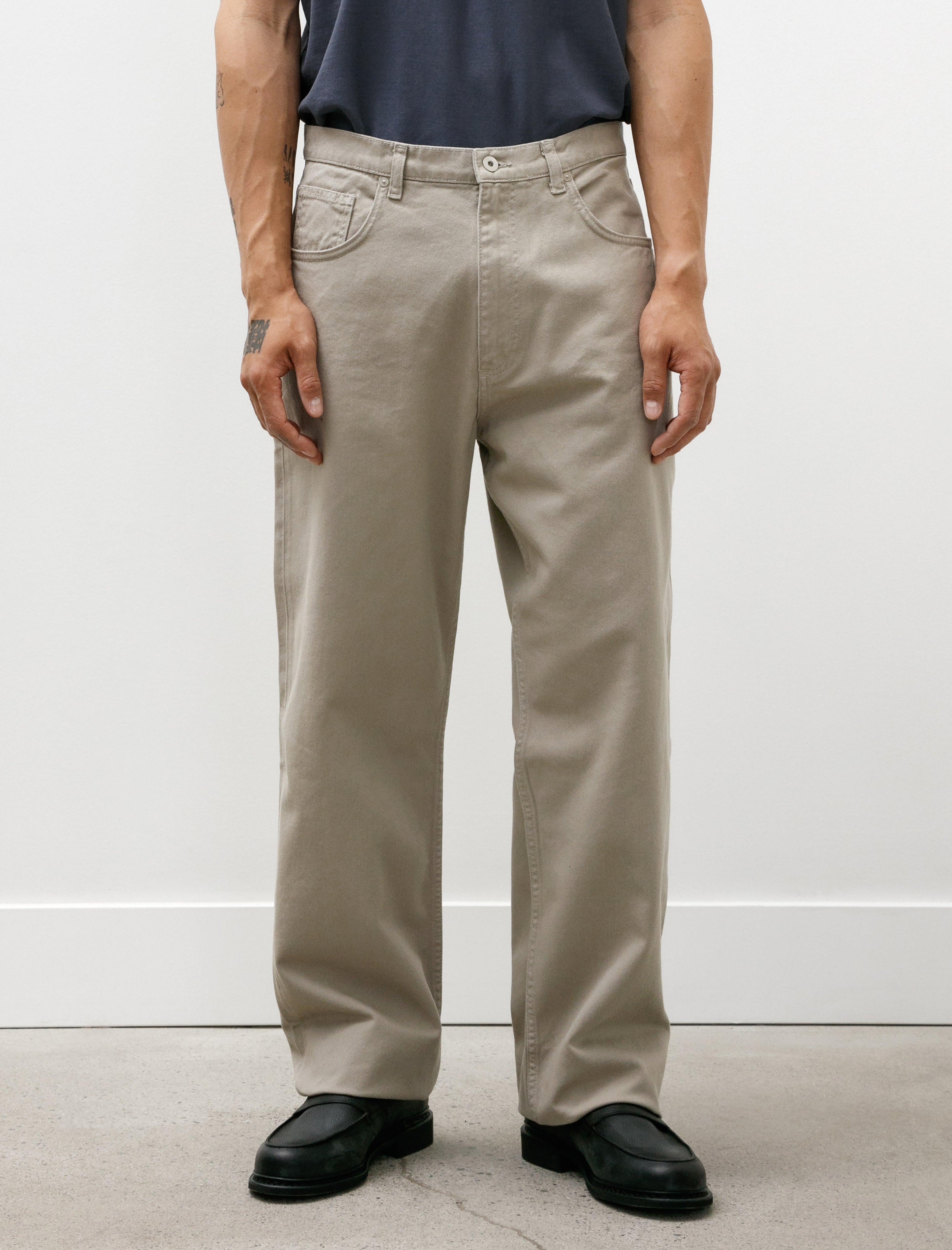 Norse Projects Mogens Relaxed 5 Pocket Heavy Twill Clay