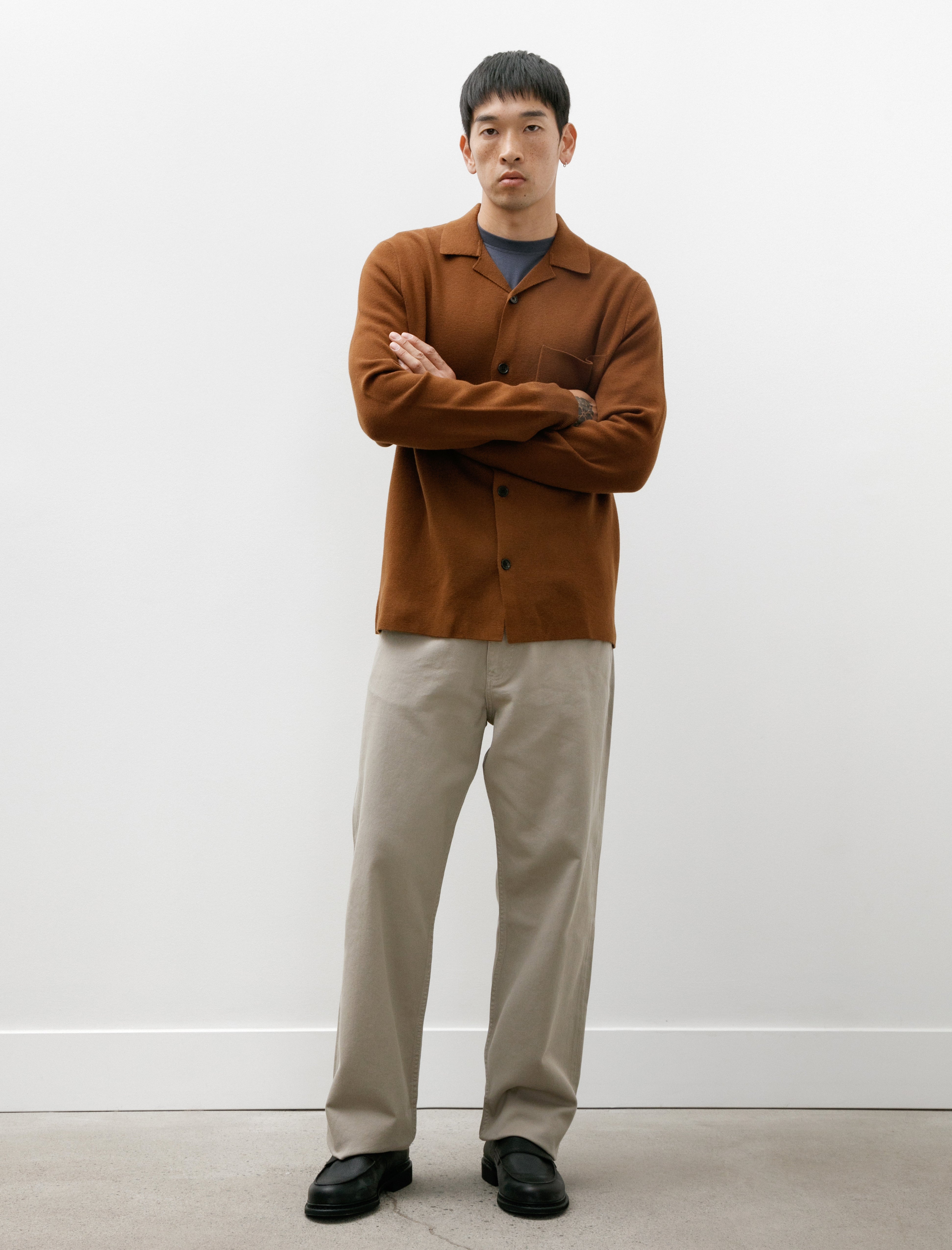 Norse Projects Mogens Relaxed 5 Pocket Heavy Twill Clay
