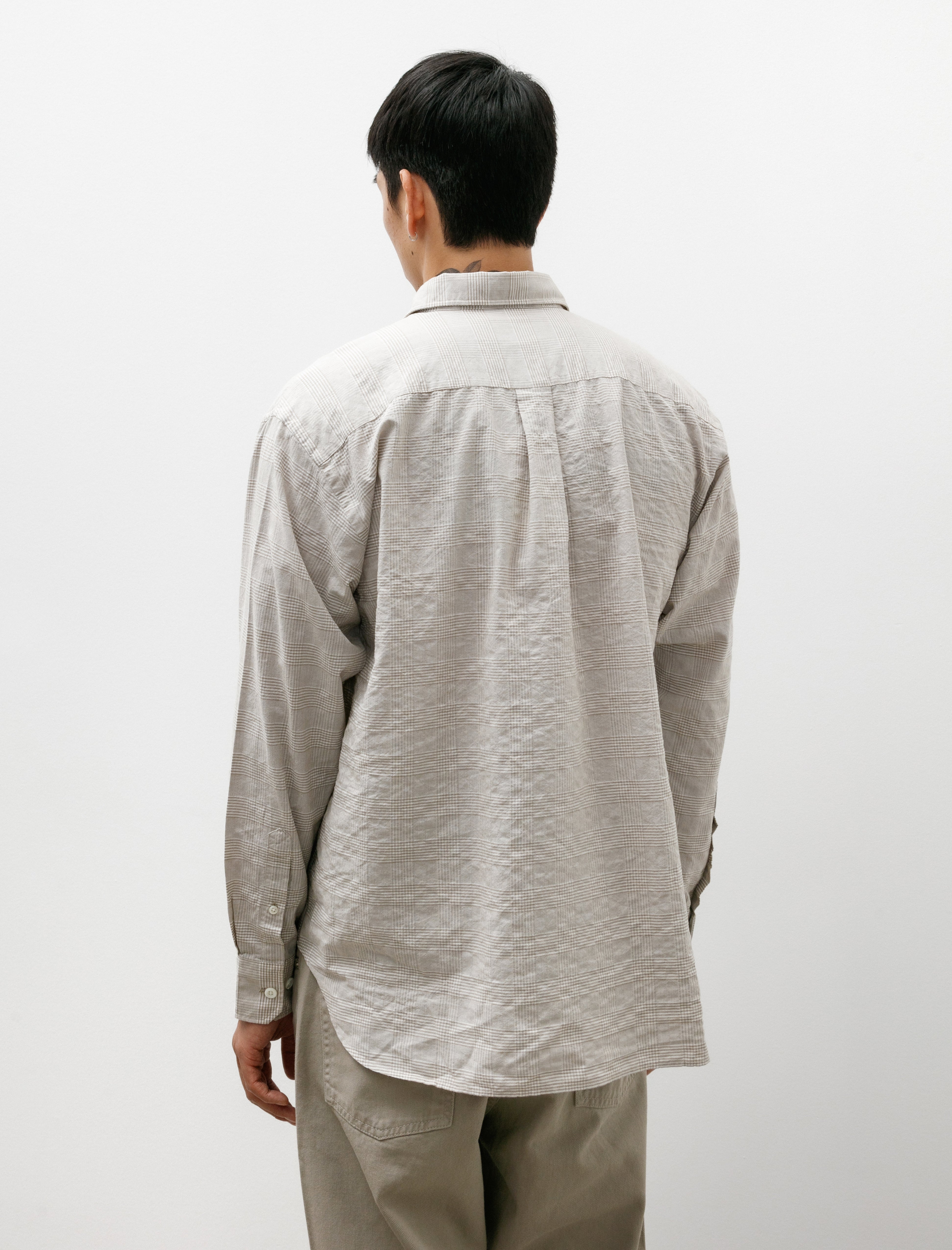 Norse Projects Ole Oversized Check Shirt Heathland Brown
