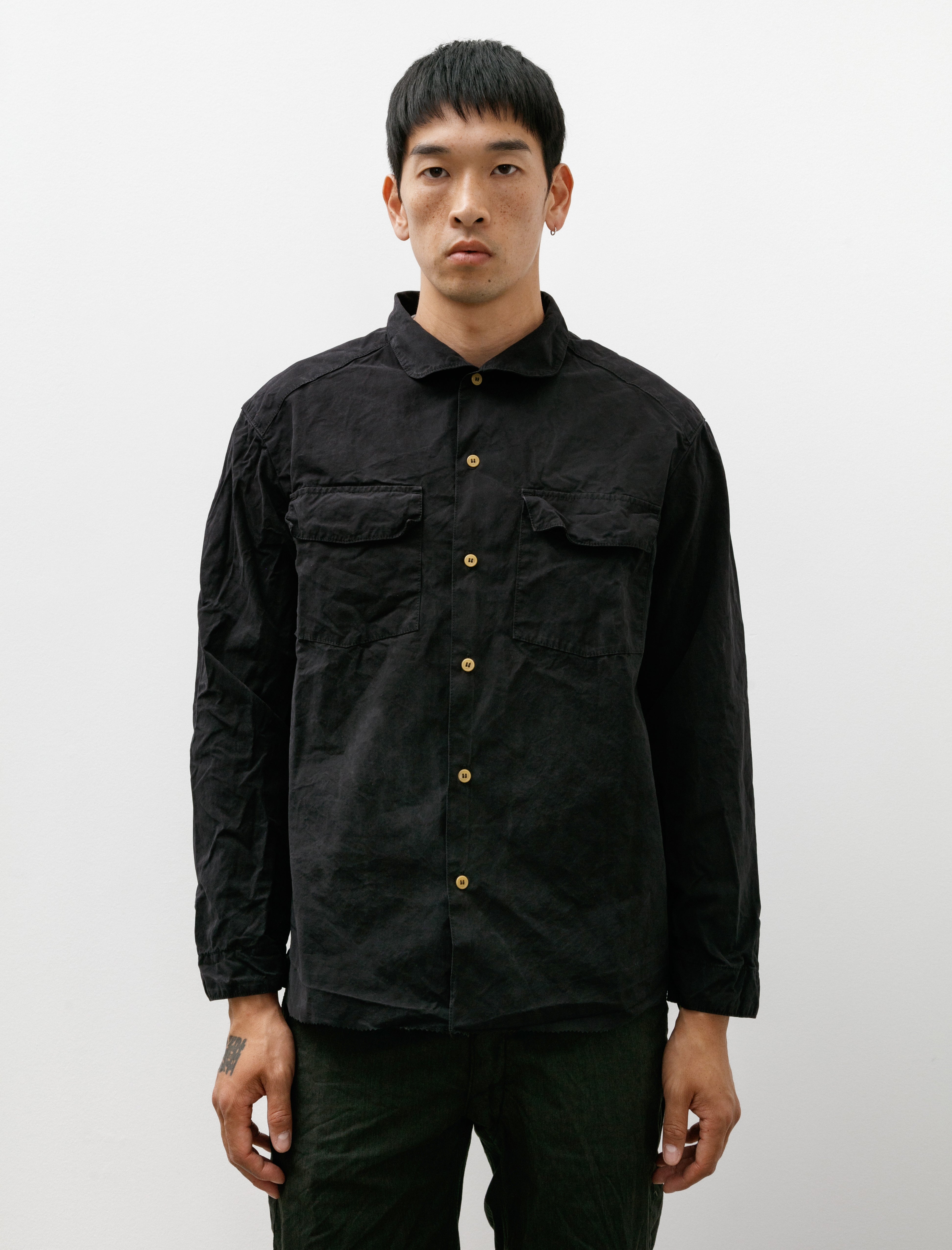 Working Work 8 Long Sleeve Trap Shirt Peached Beach Tar