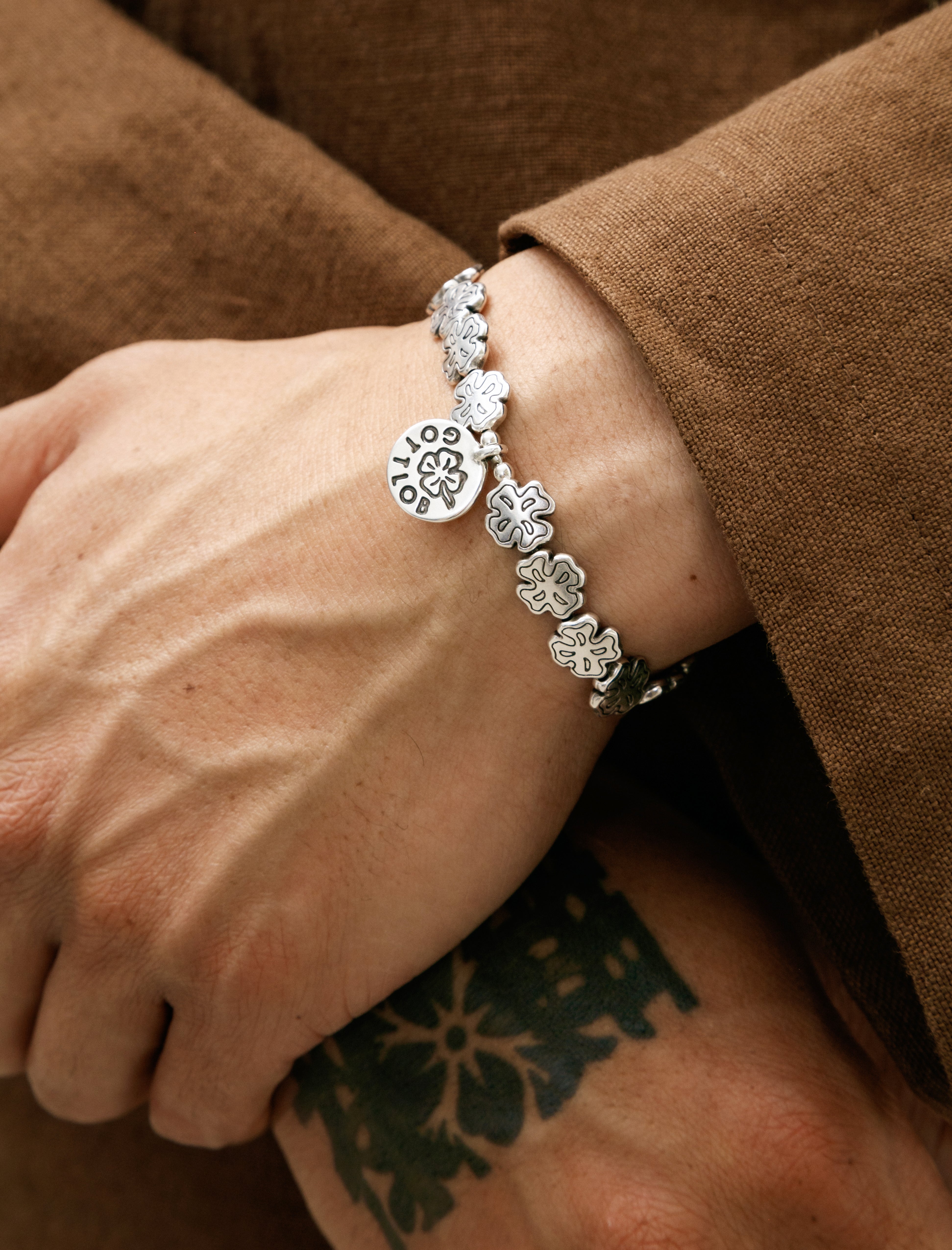 Gottlab Bracelet No. 3 Clover Silver