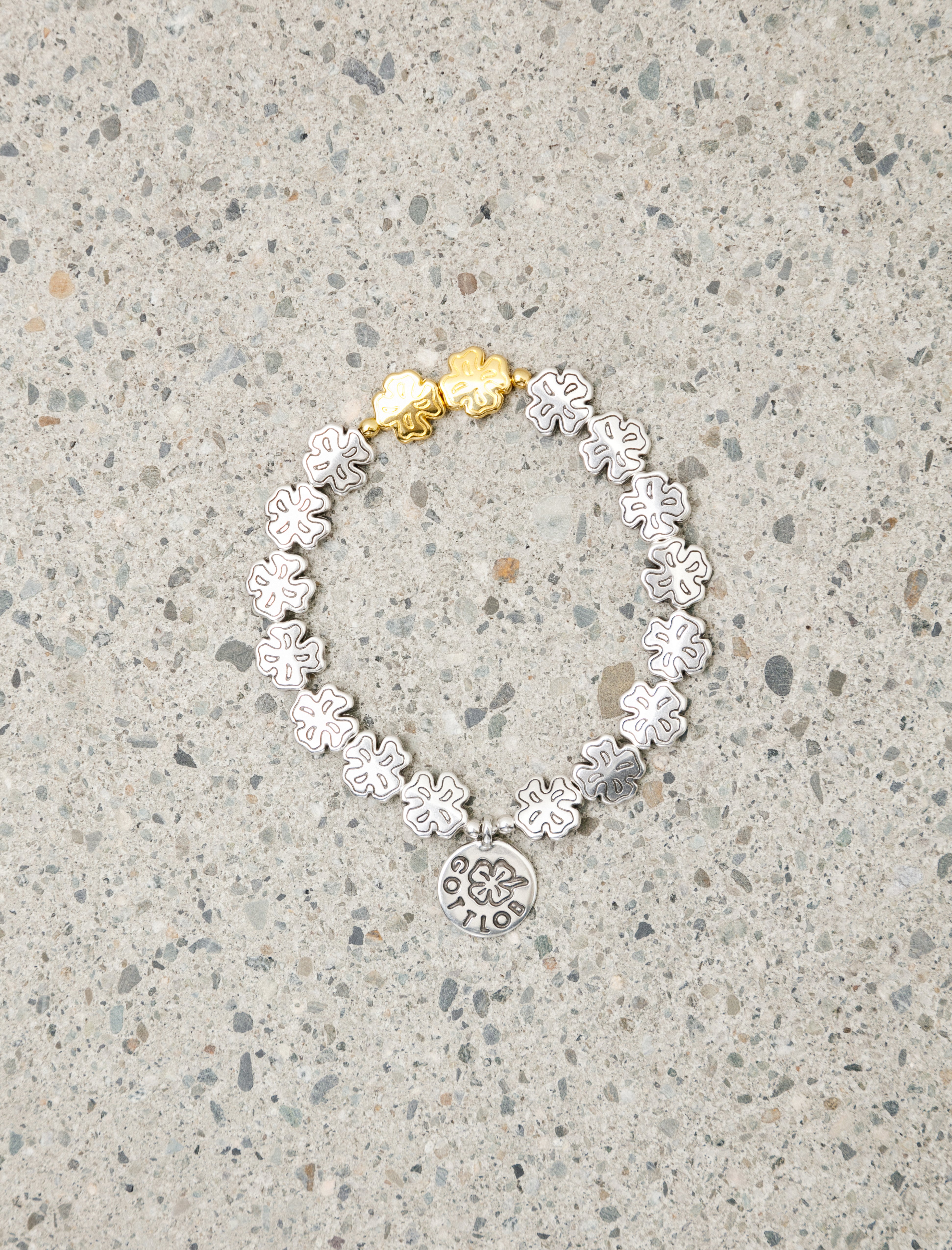 Gottlab Bracelet No. 3 Clover Silver Gold