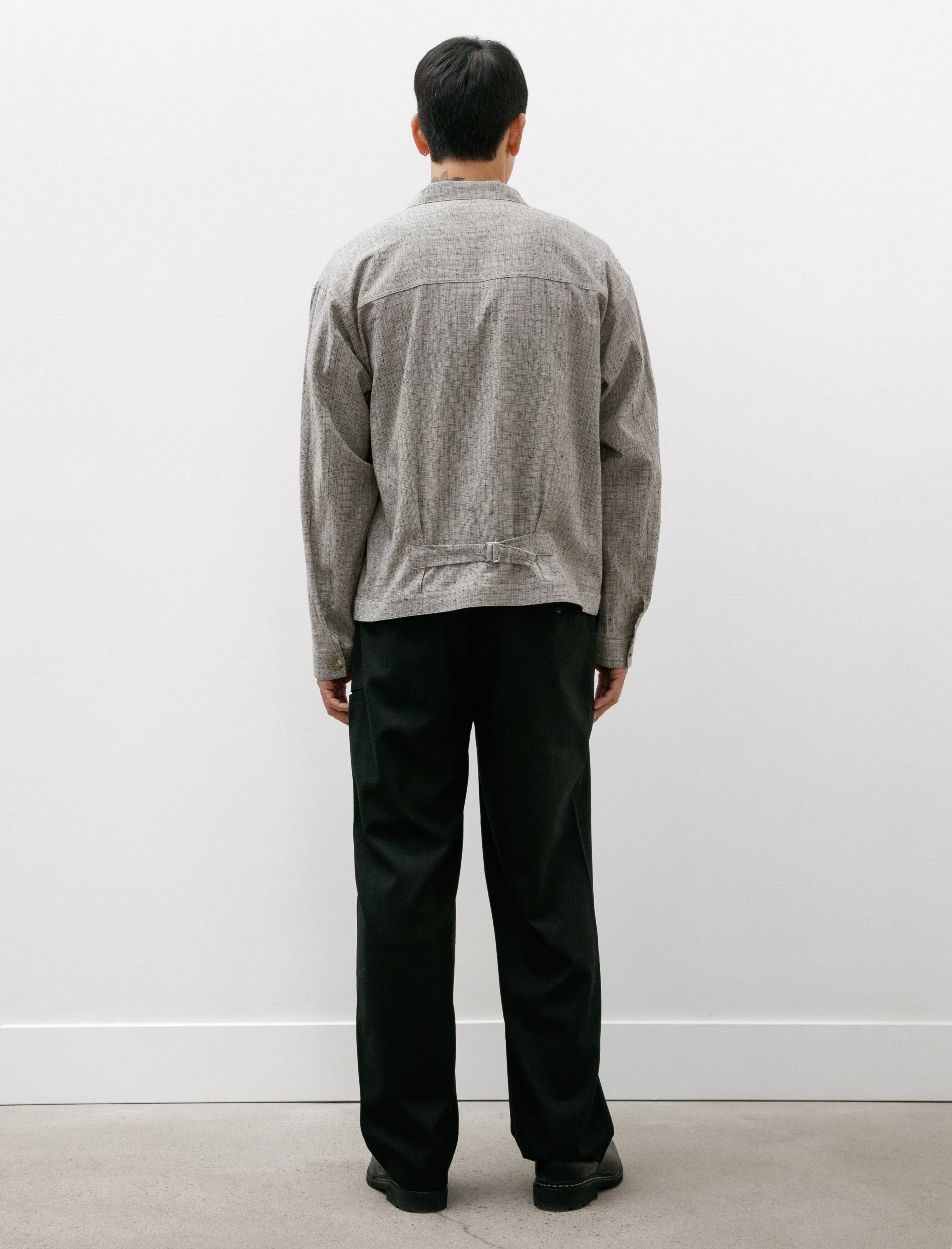 Polyploid Trucker Jacket B Grey Nep