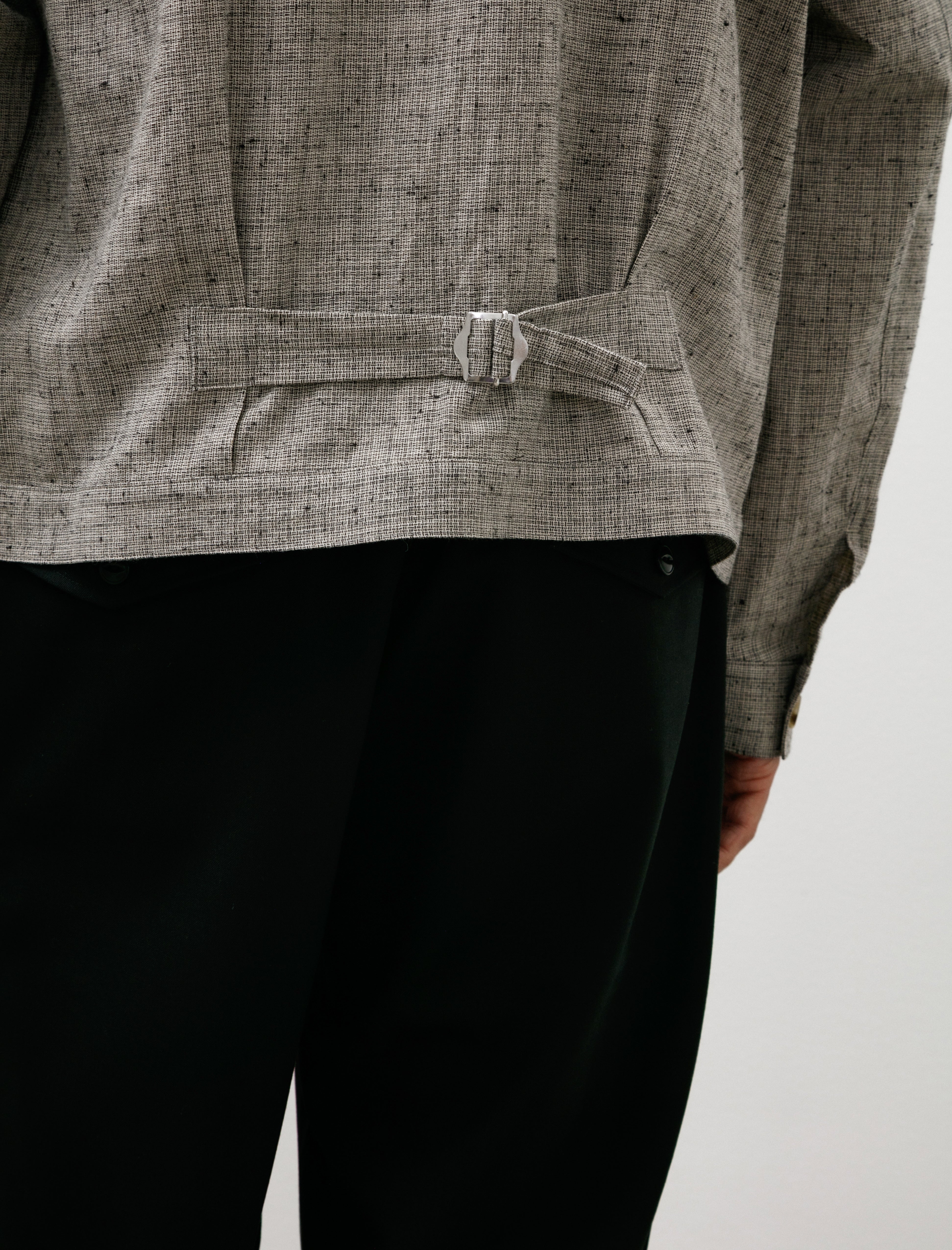 Polyploid Trucker Jacket B Grey Nep