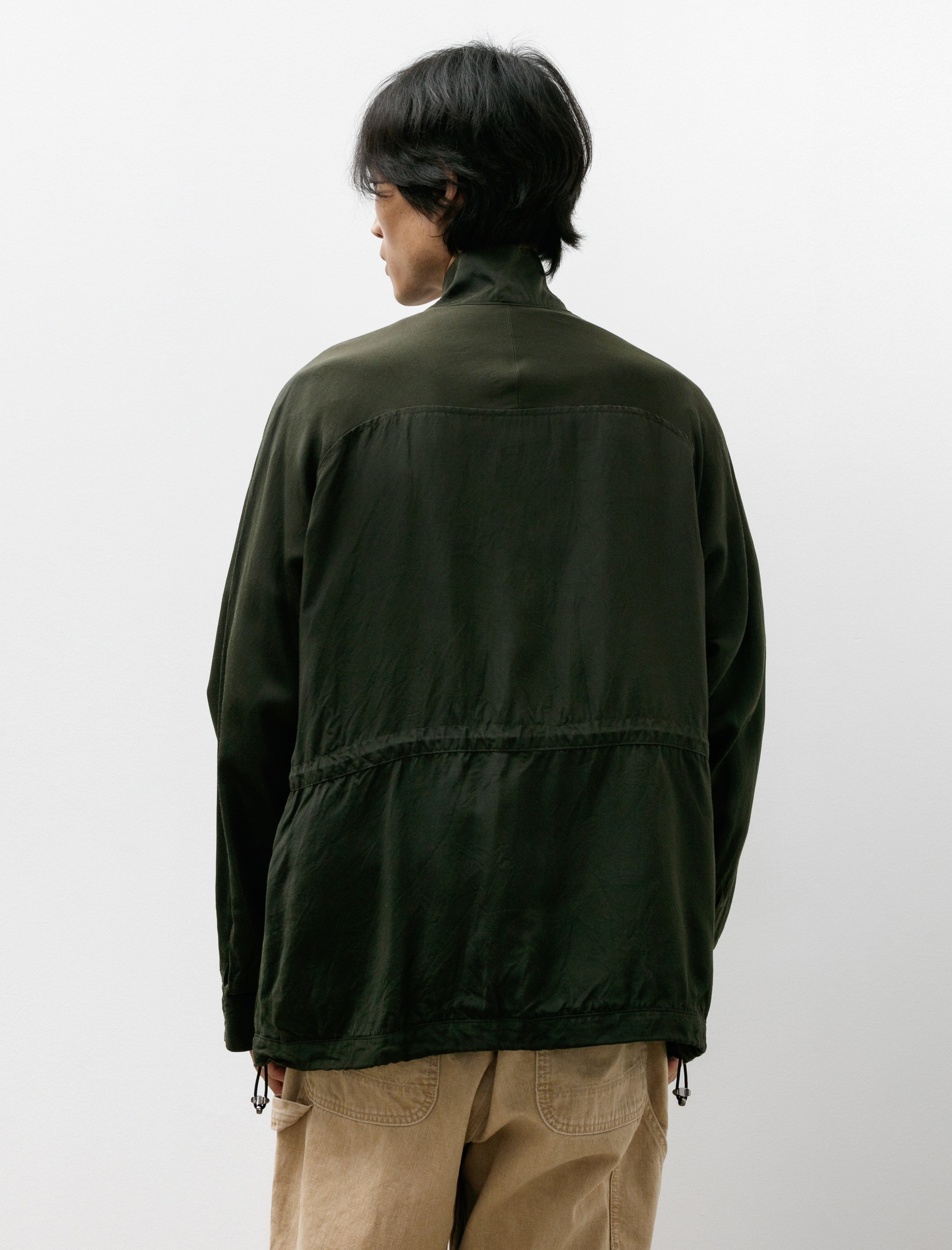 Maatee & Sons Full Zip Anorak Khaki Green