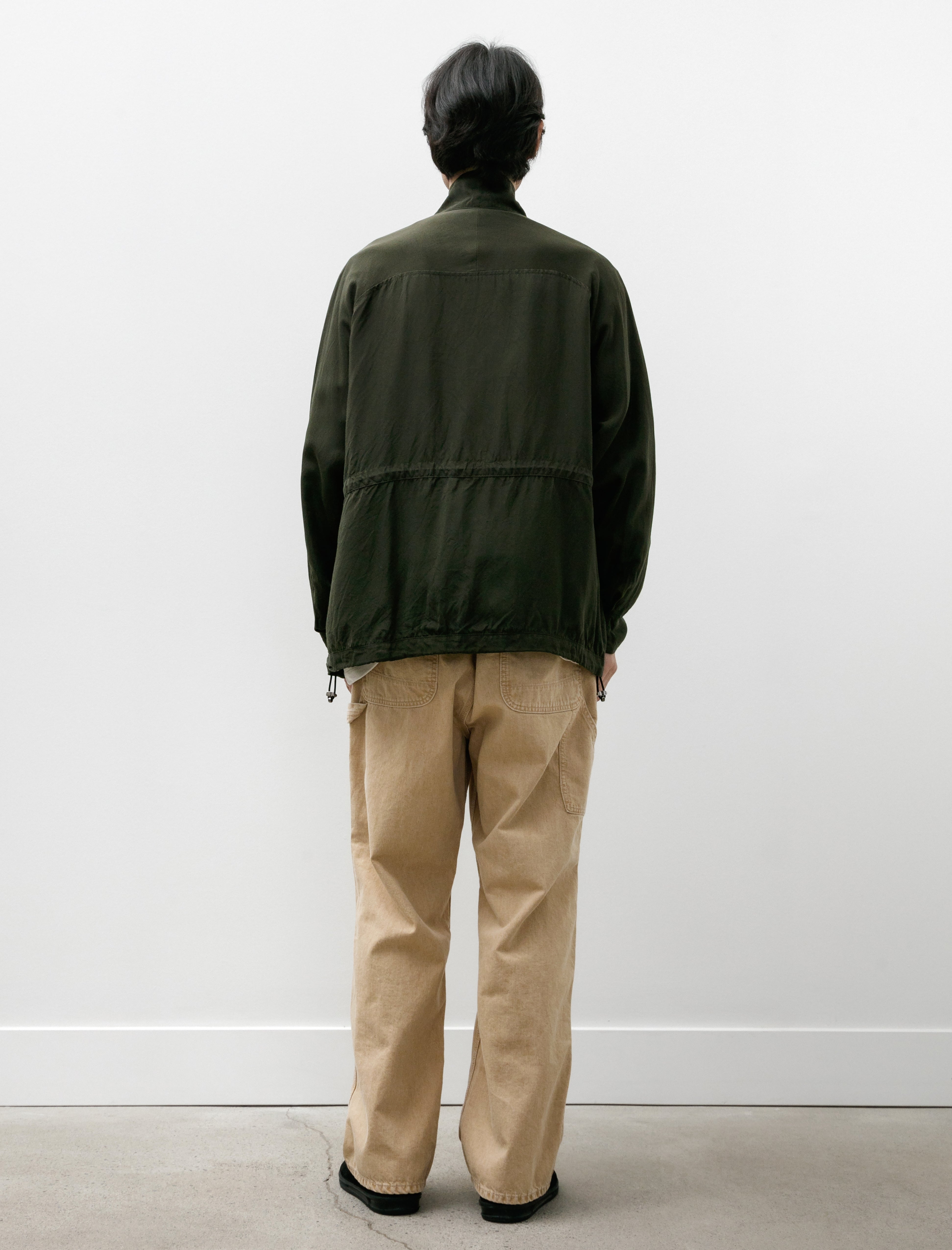 Maatee & Sons Full Zip Anorak Khaki Green