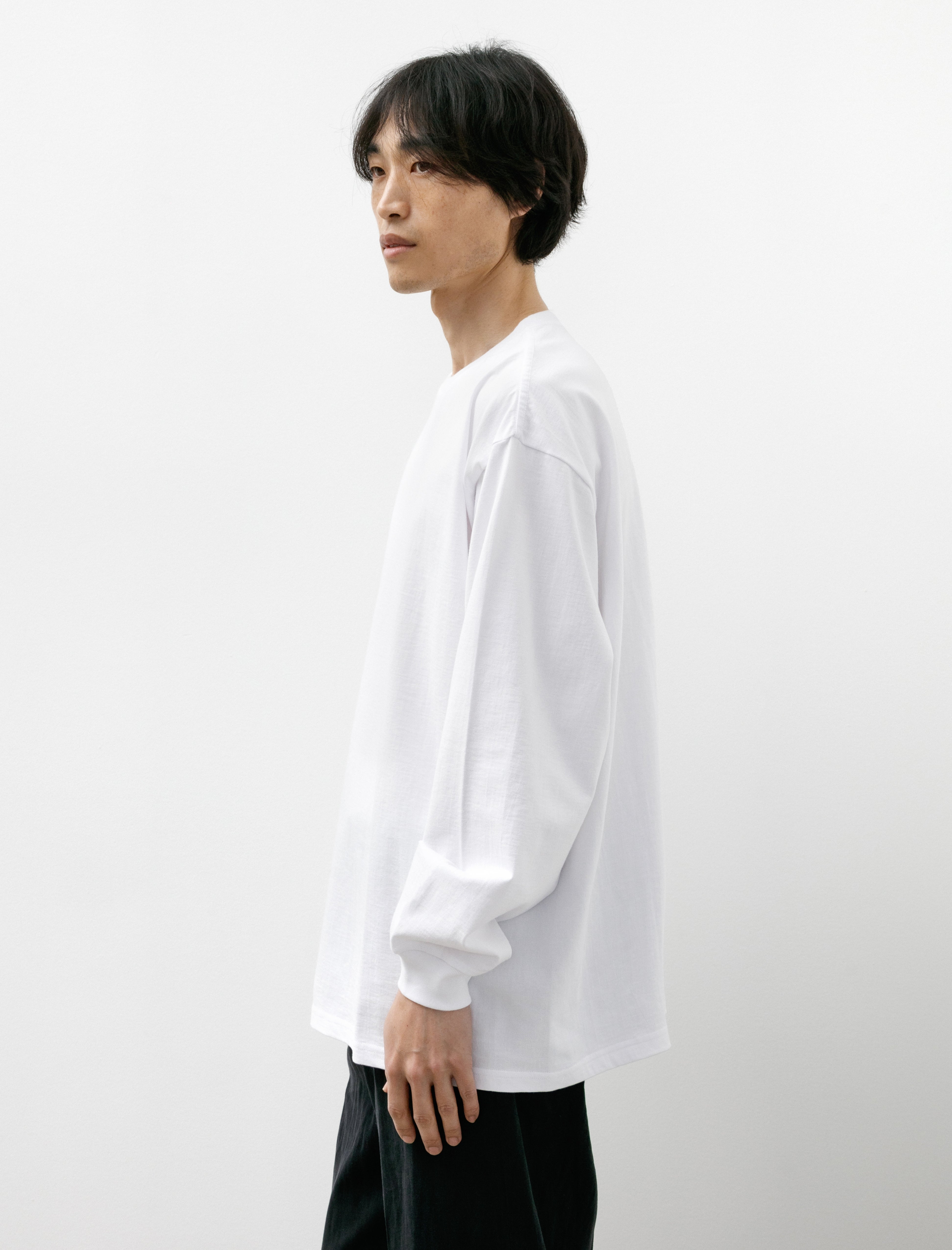 Graphpaper L/S Oversized Tee White