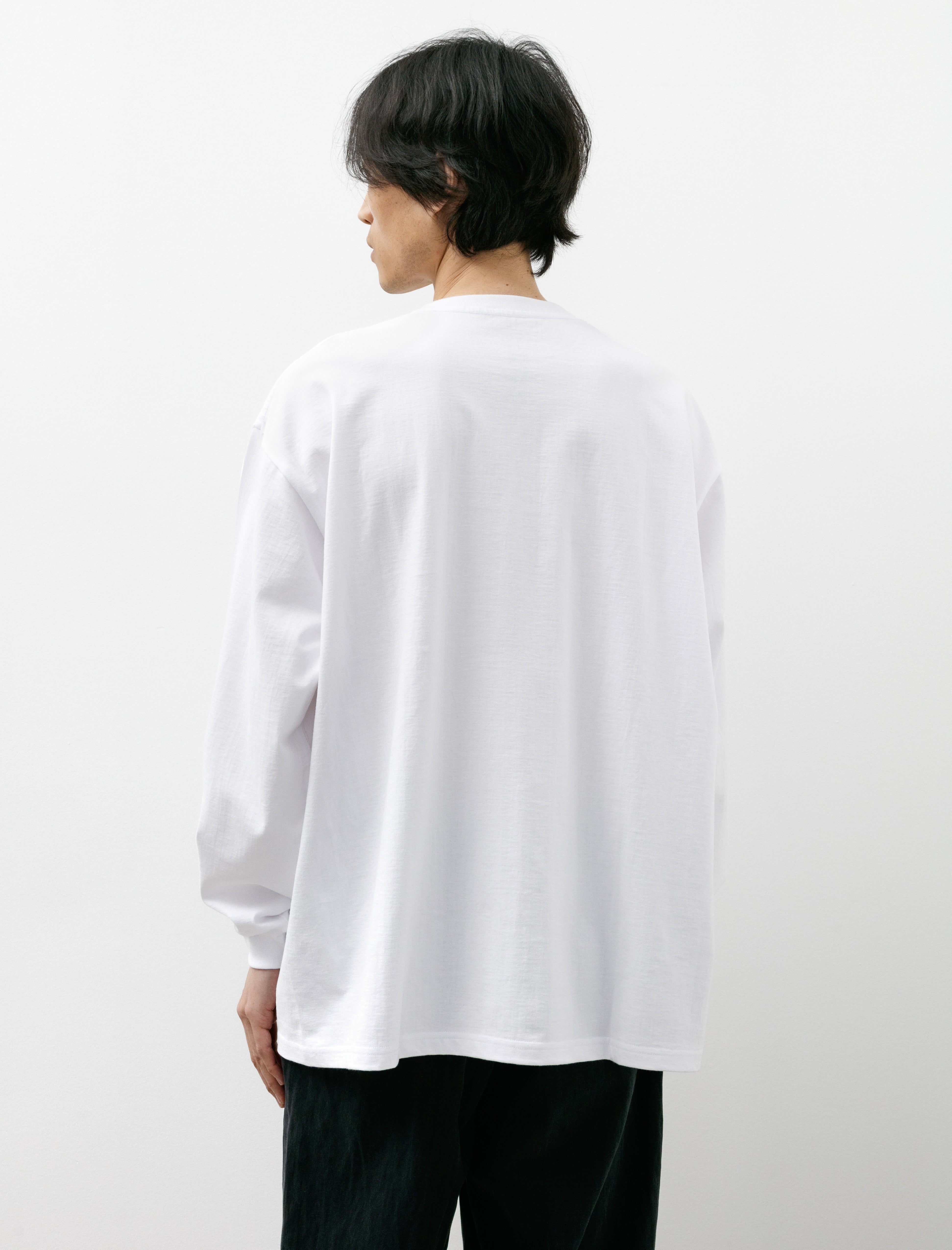 Graphpaper L/S Oversized Tee White