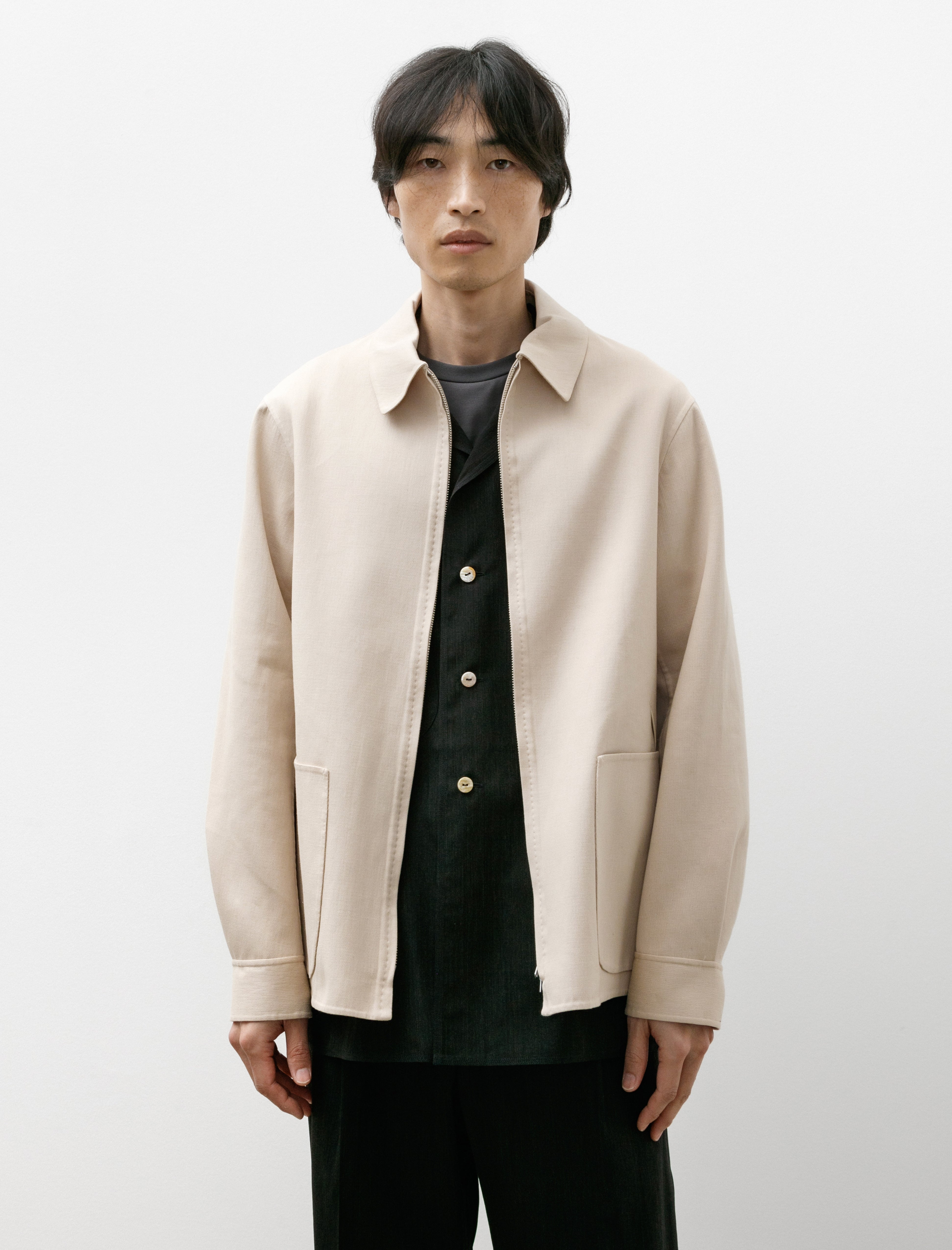 Maatee & Sons Sports Jacket Oyster White