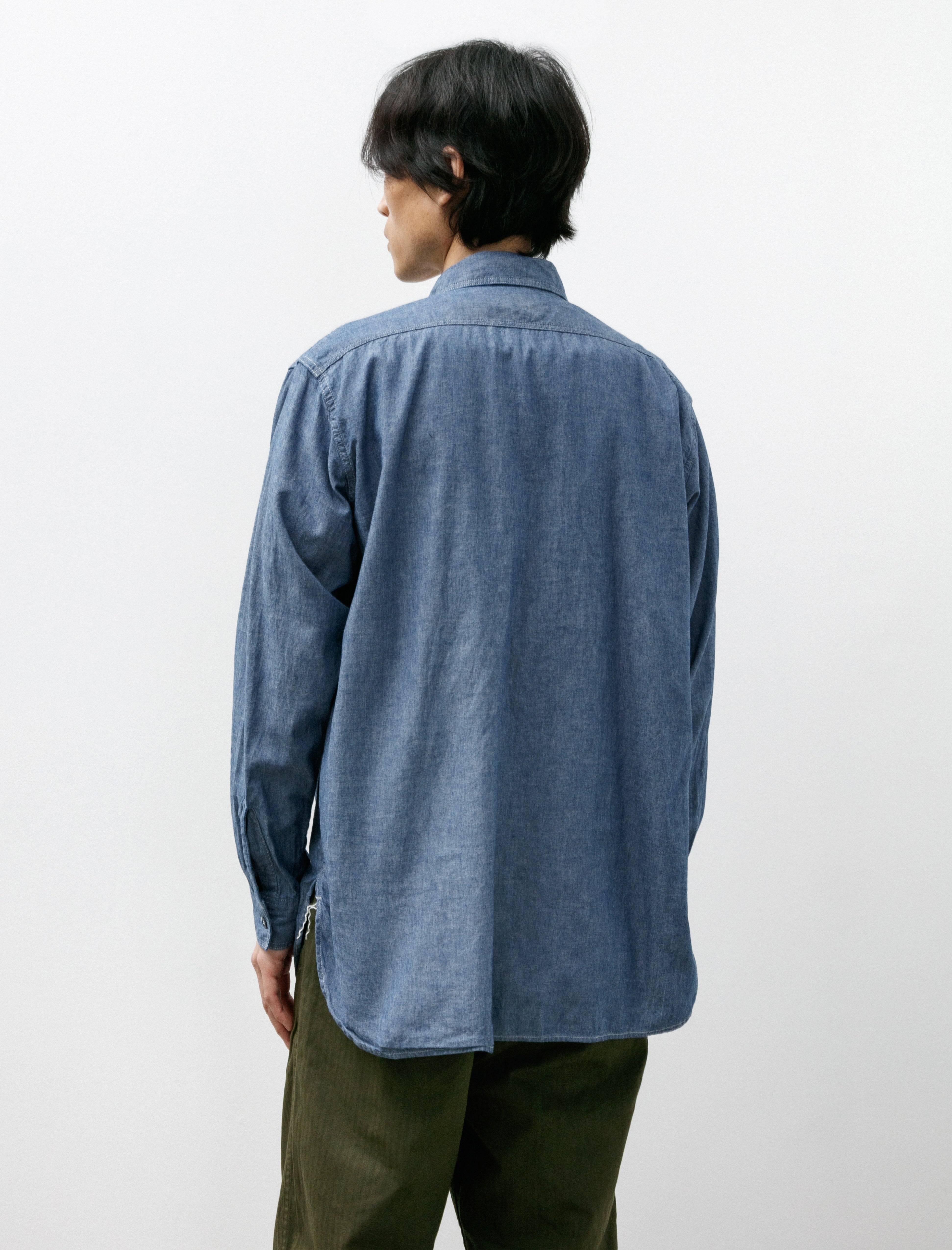 orSlow Relax Fit Work Shirt Chambray