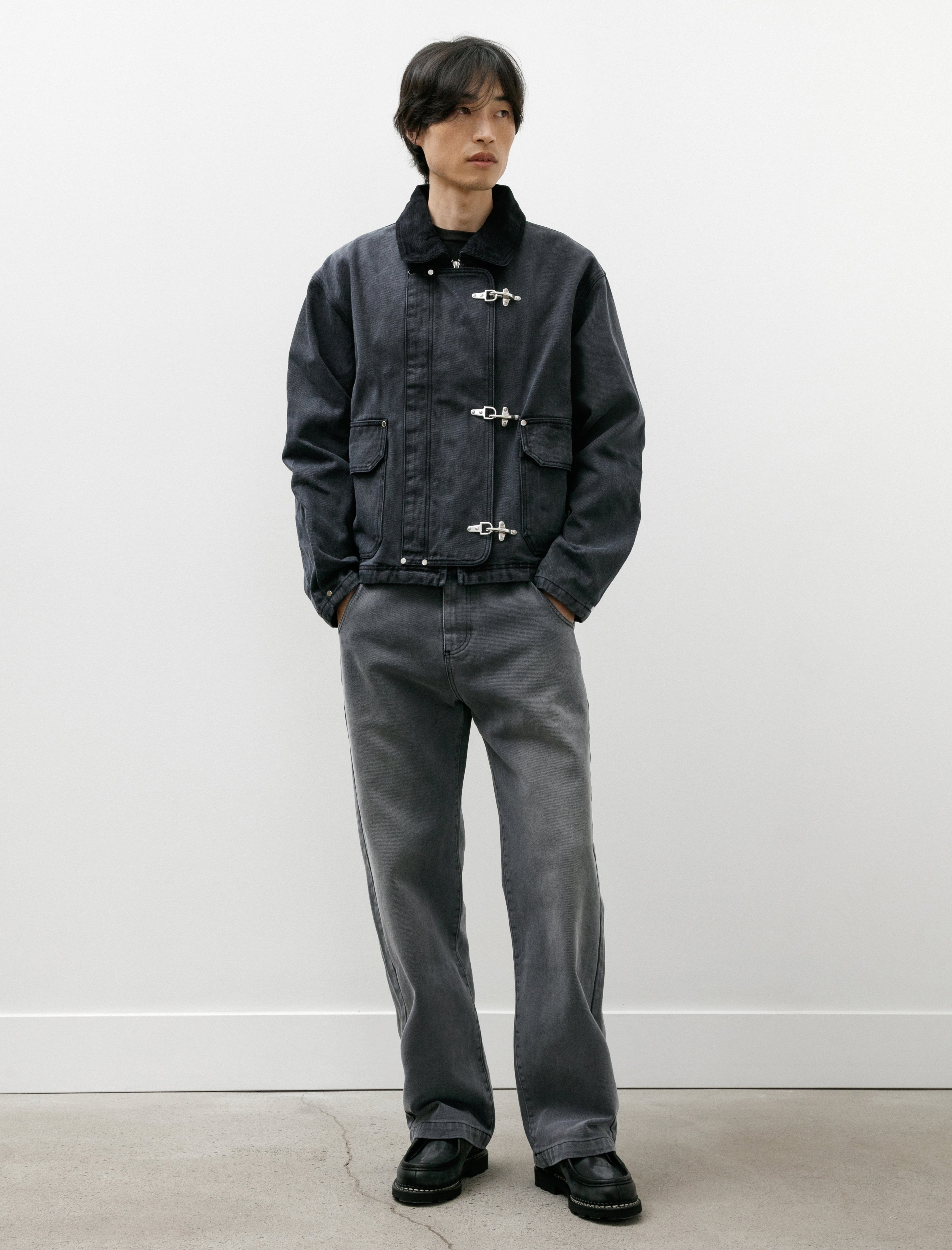 mfpen Straight Cut Jeans Washed Slate